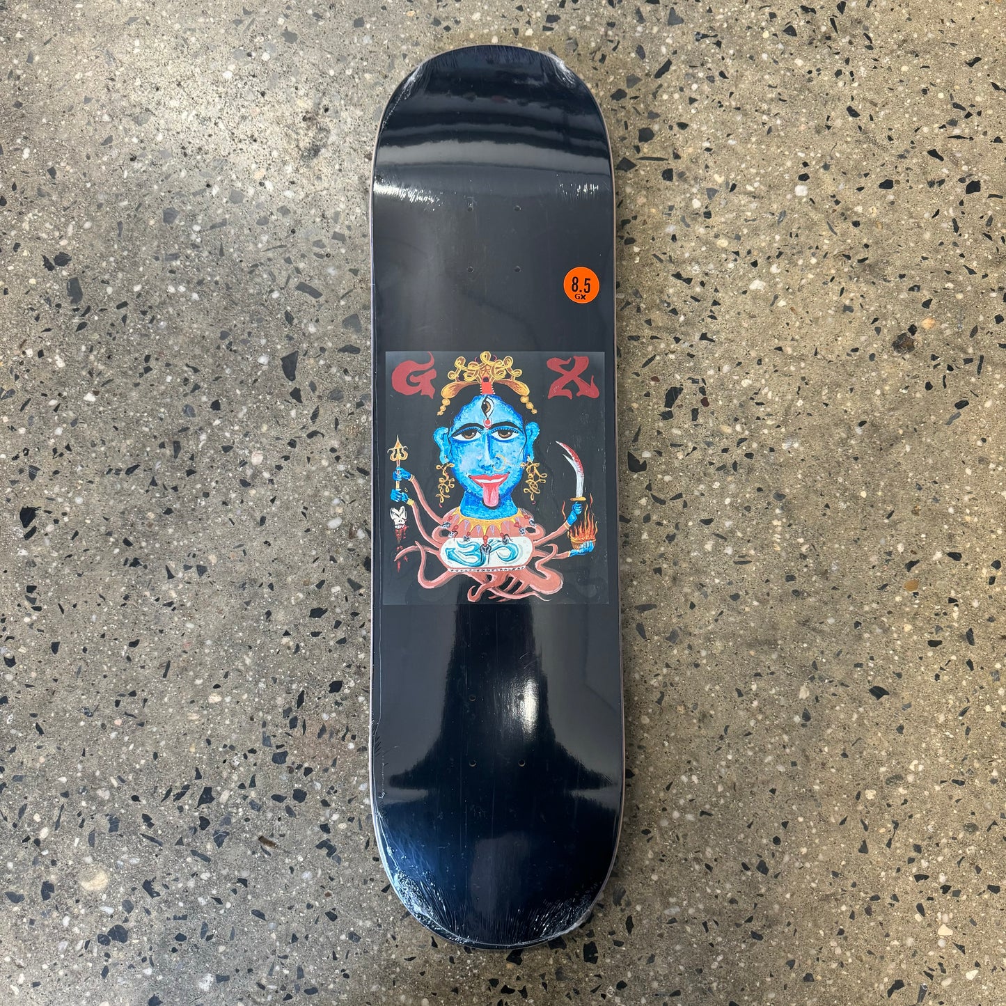 GX1000 Father Time Skateboard Deck - Black