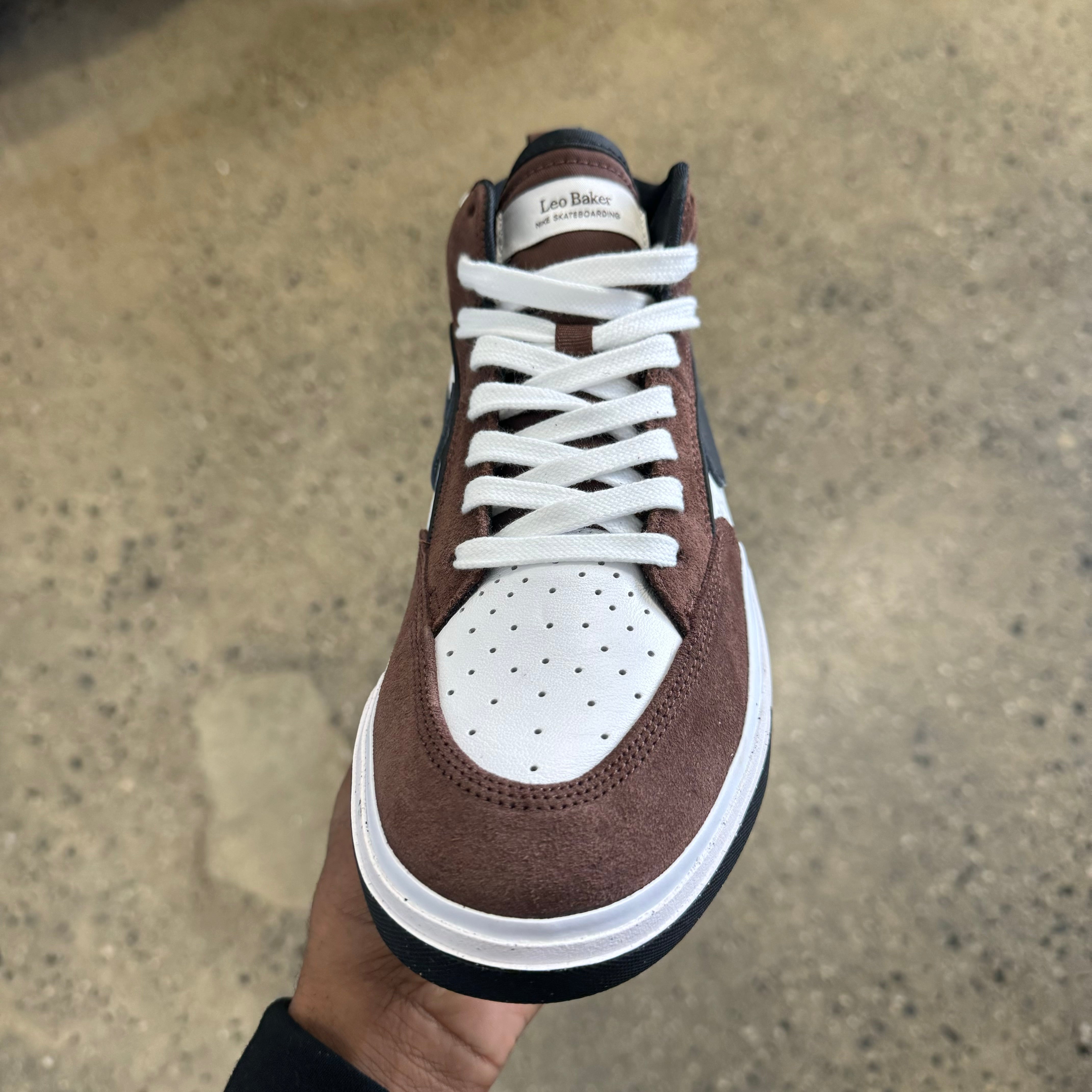 Nike SB React Leo - Light Chocolate/Black-White