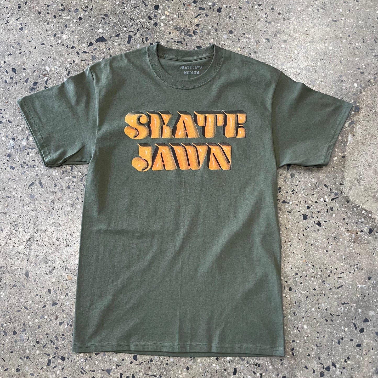 Skate Jawn Bubble Jawn T-Shirt - Olive