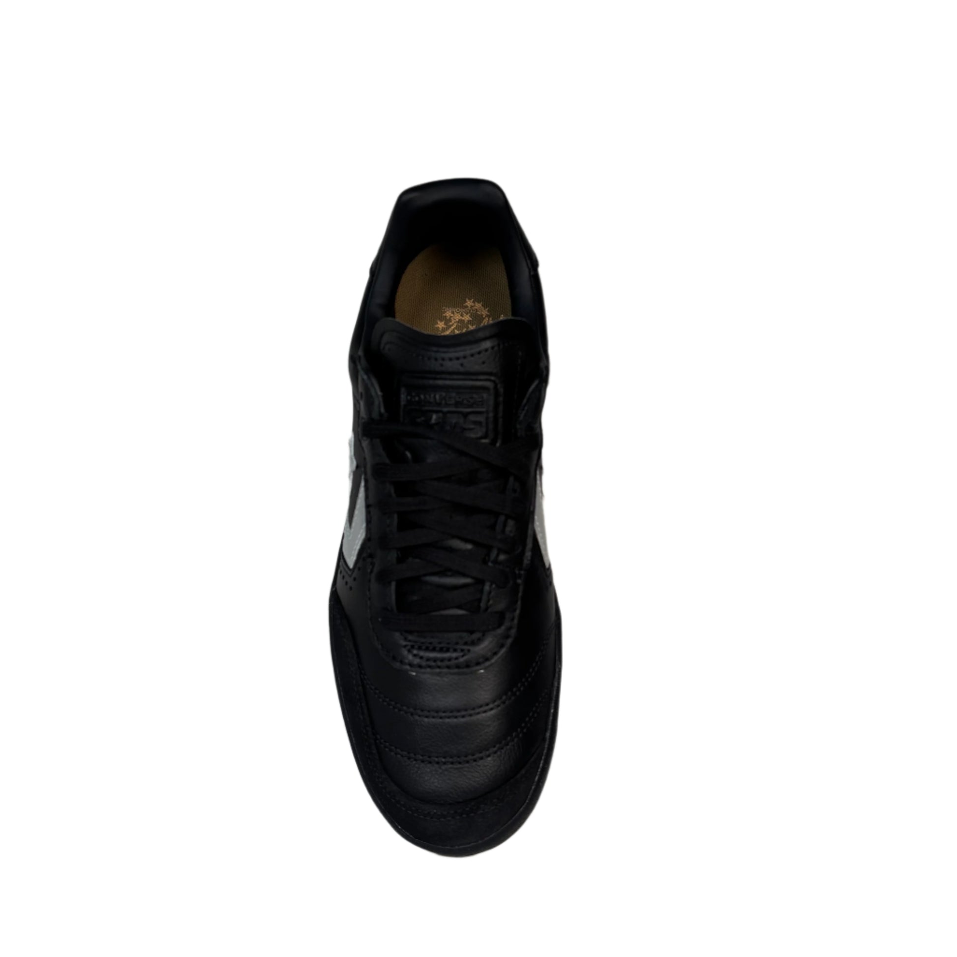 Black sneaker on a white background
