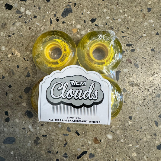 transparent yellow wheels