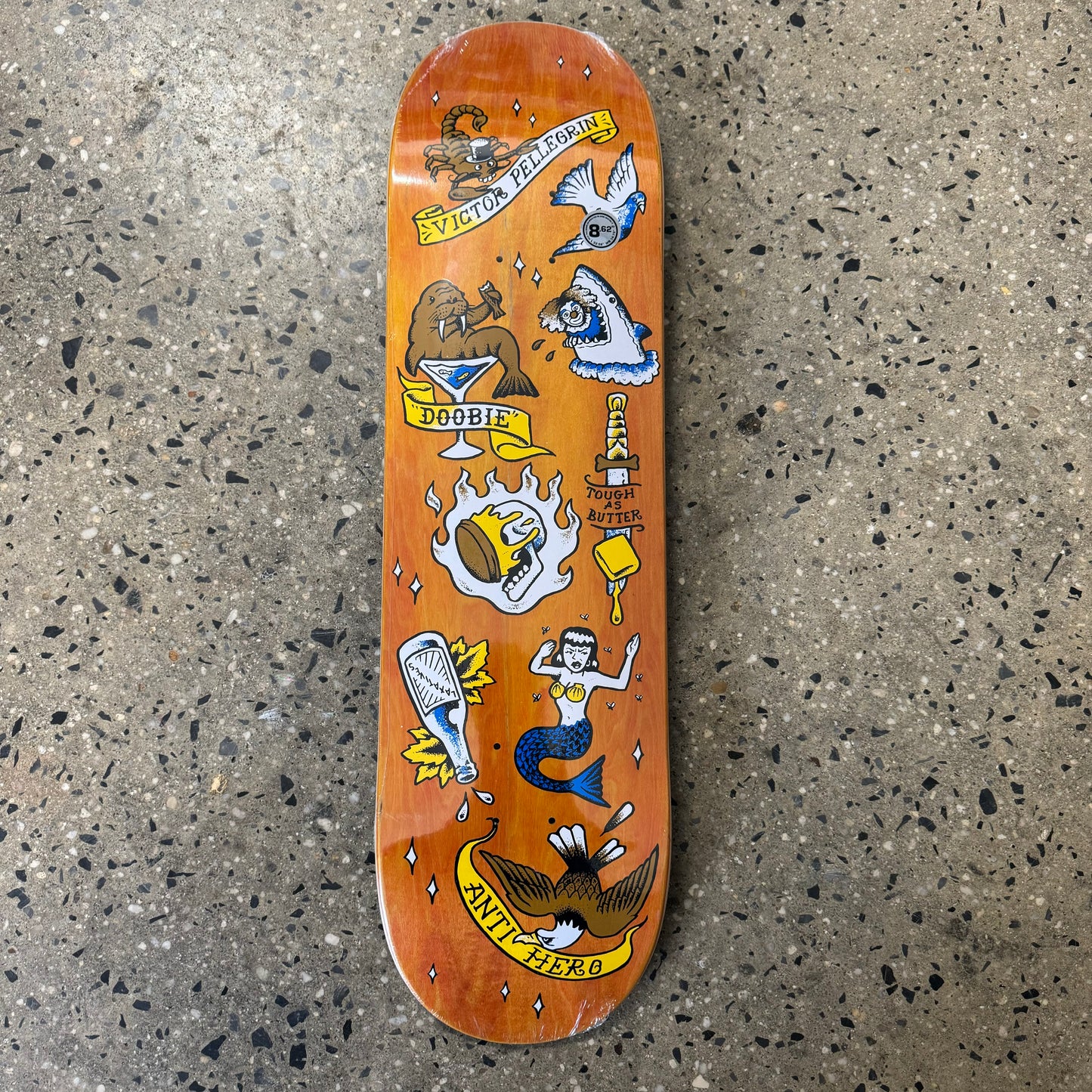 Antihero Doobie No Regrets Skateboard Deck