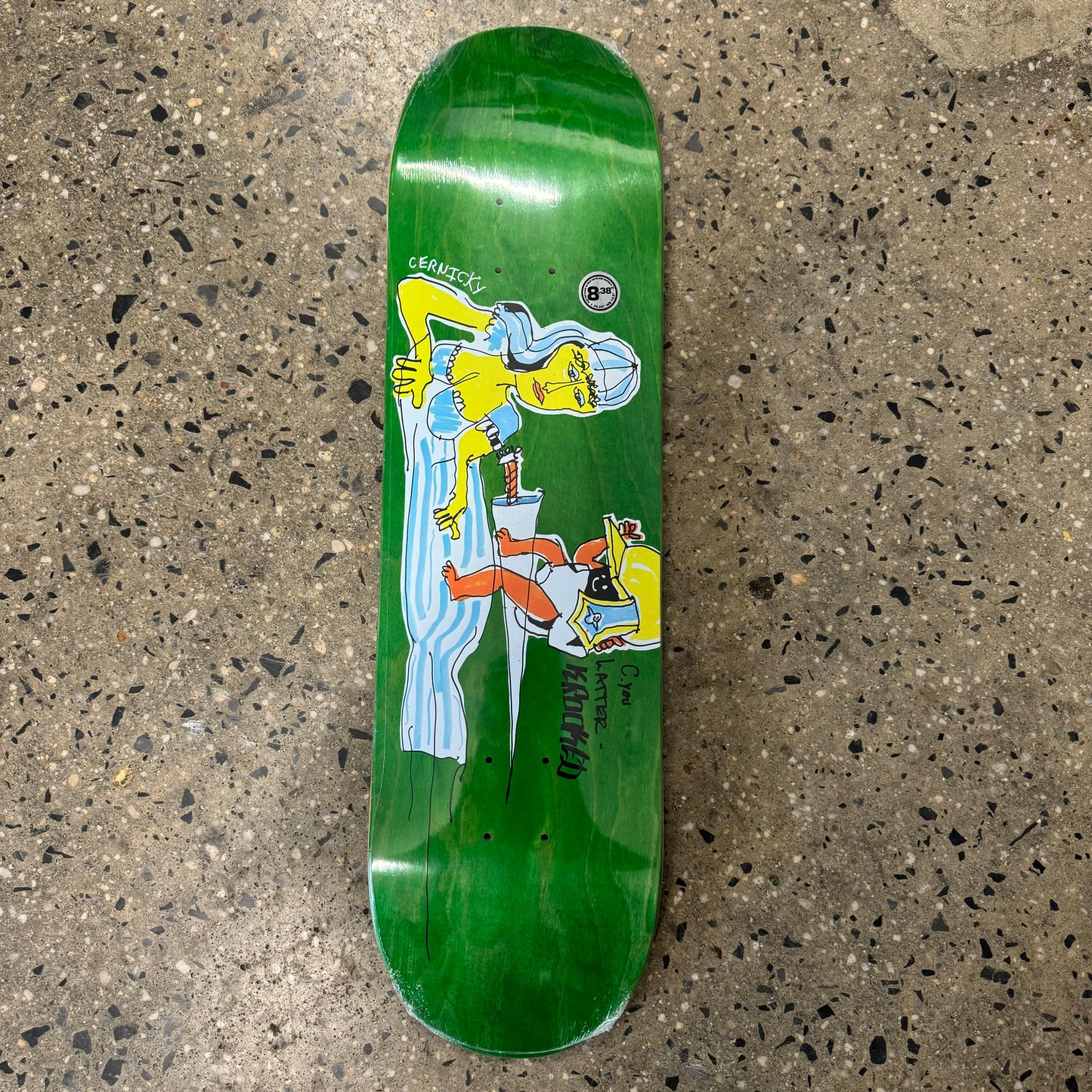 Krooked Eddie Cernicky Latter Skateboard Deck