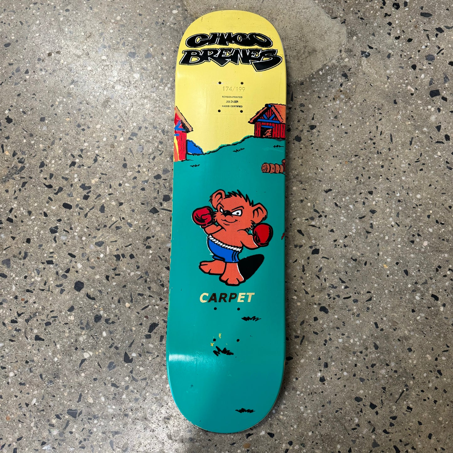 Carpet Chico Brenes Guest Pro Skateboard Deck