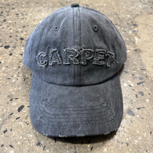 Carpet Distressed Hat - Black
