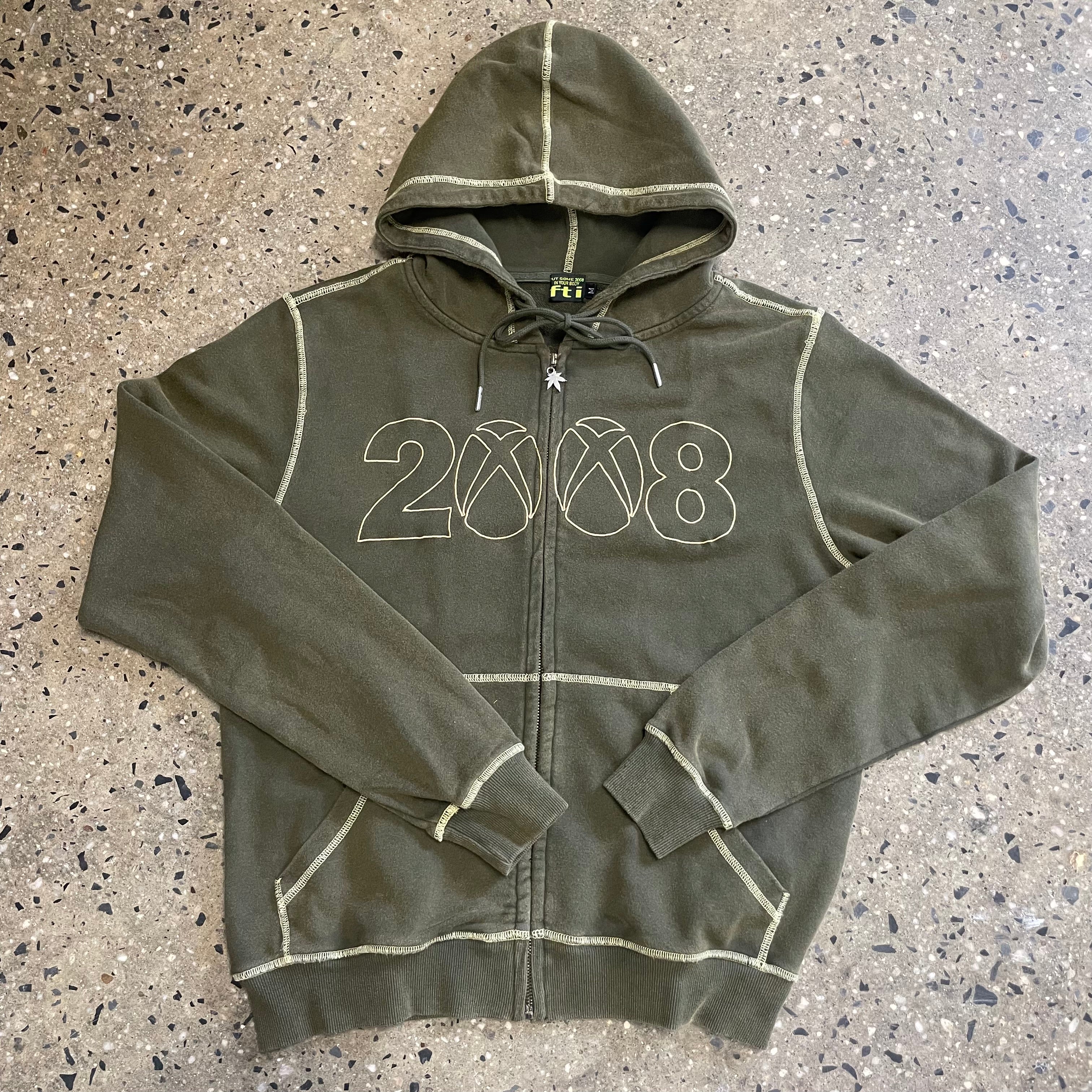 メンズfuckthisindustry zip hoodie