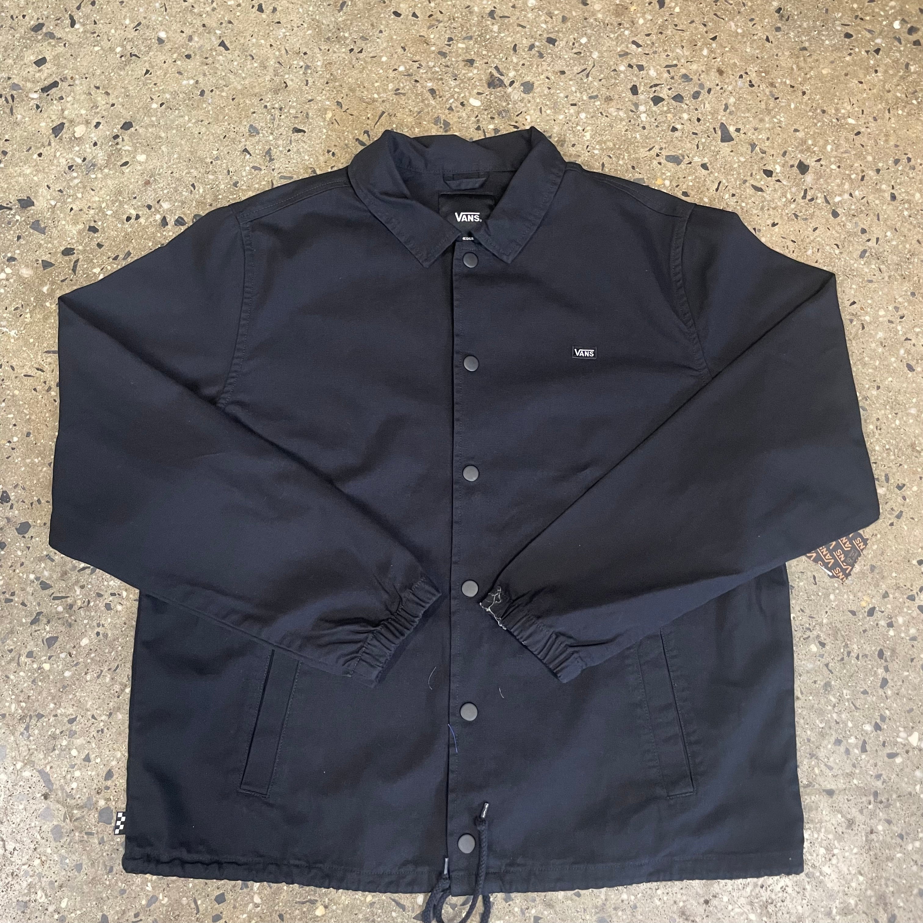 Vans coach sales jacket black