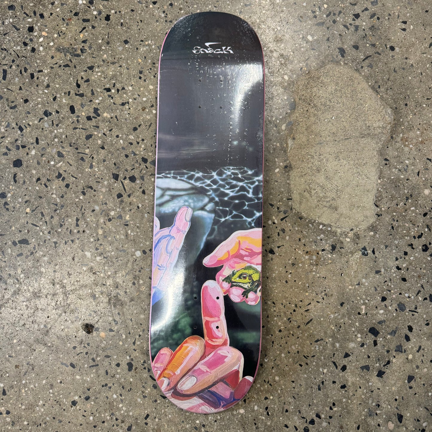 Snack Naughty Frog Skateboard Deck