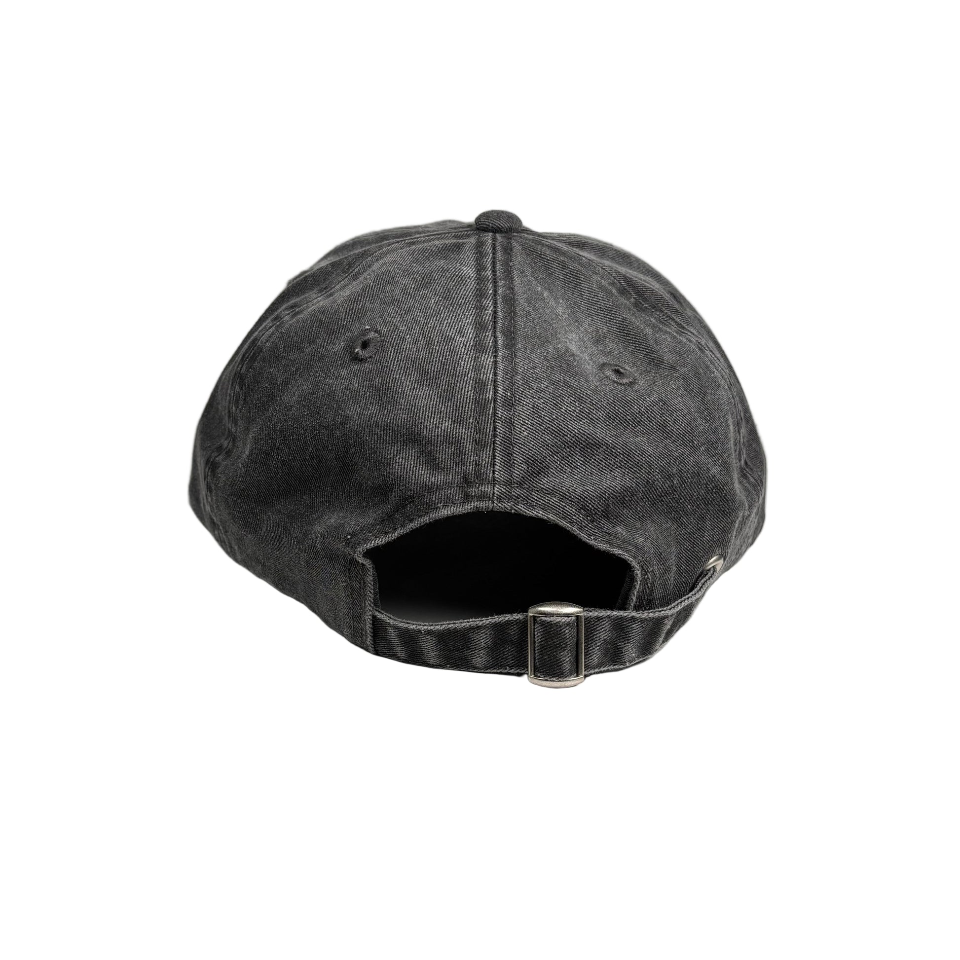 Black baseball cap on a white background