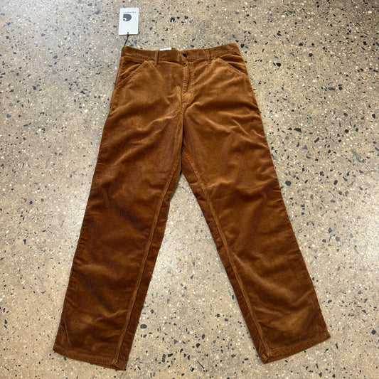 golden brown corduroy pants