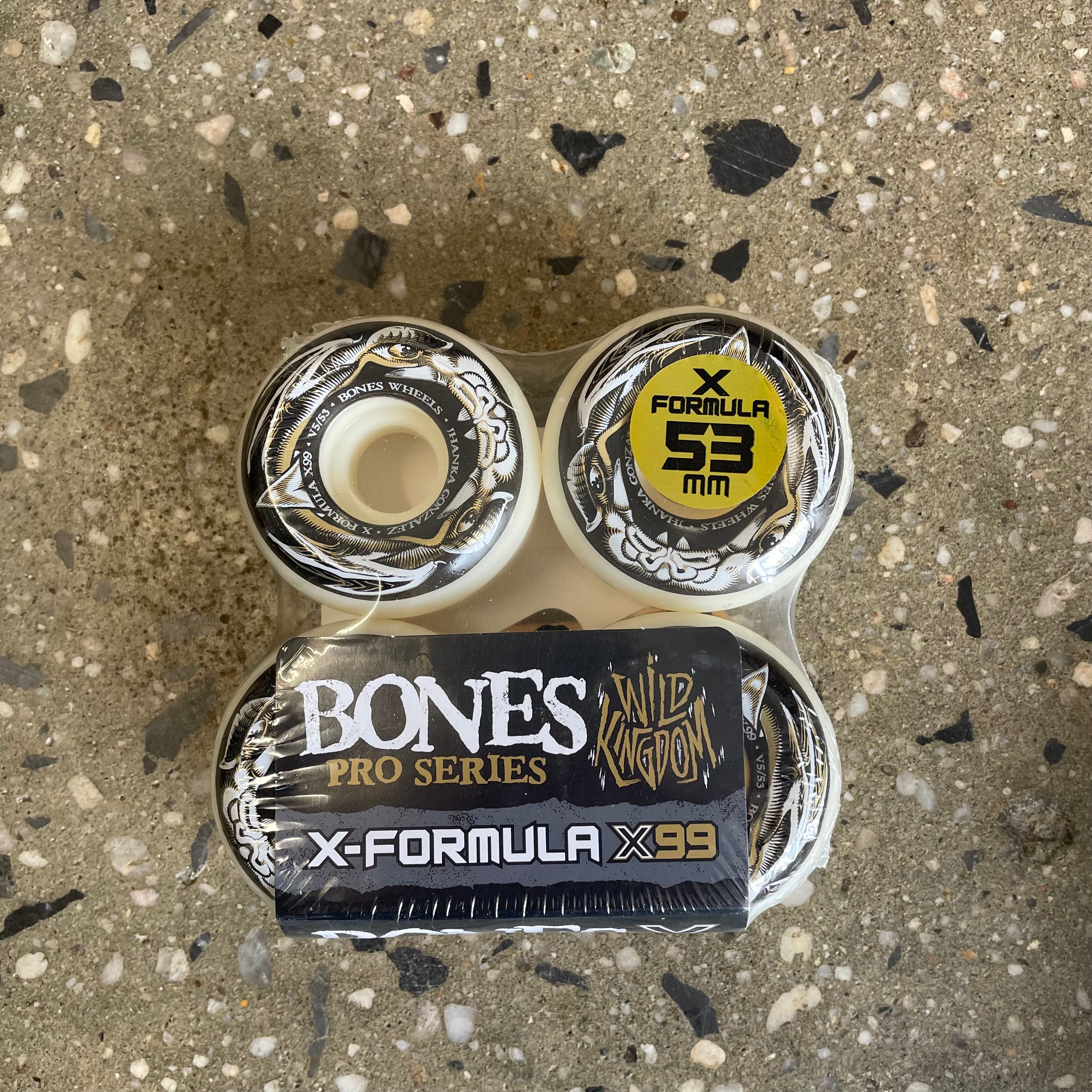 Bones X-Formula Skateboard Wheels - Jhanka Night Flight 53MM V5 Sidecu -  Labor Skateboard Shop