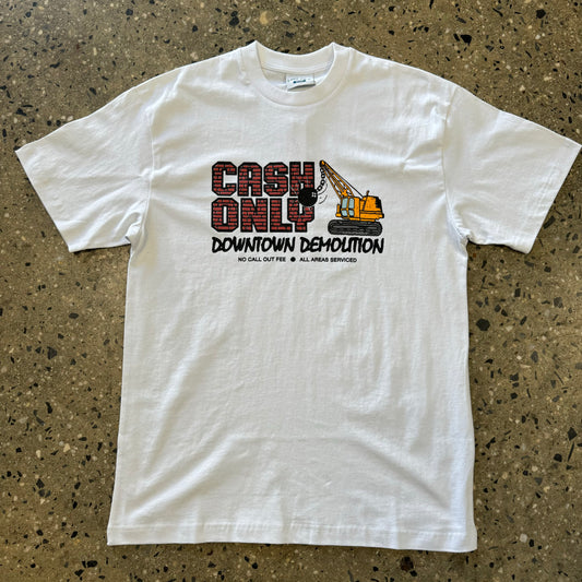 Cash Only Demolition T-Shirt - White