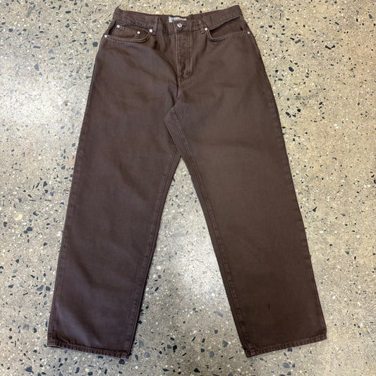 Stussy Washed Canvas Big Ol' Jeans - Brown