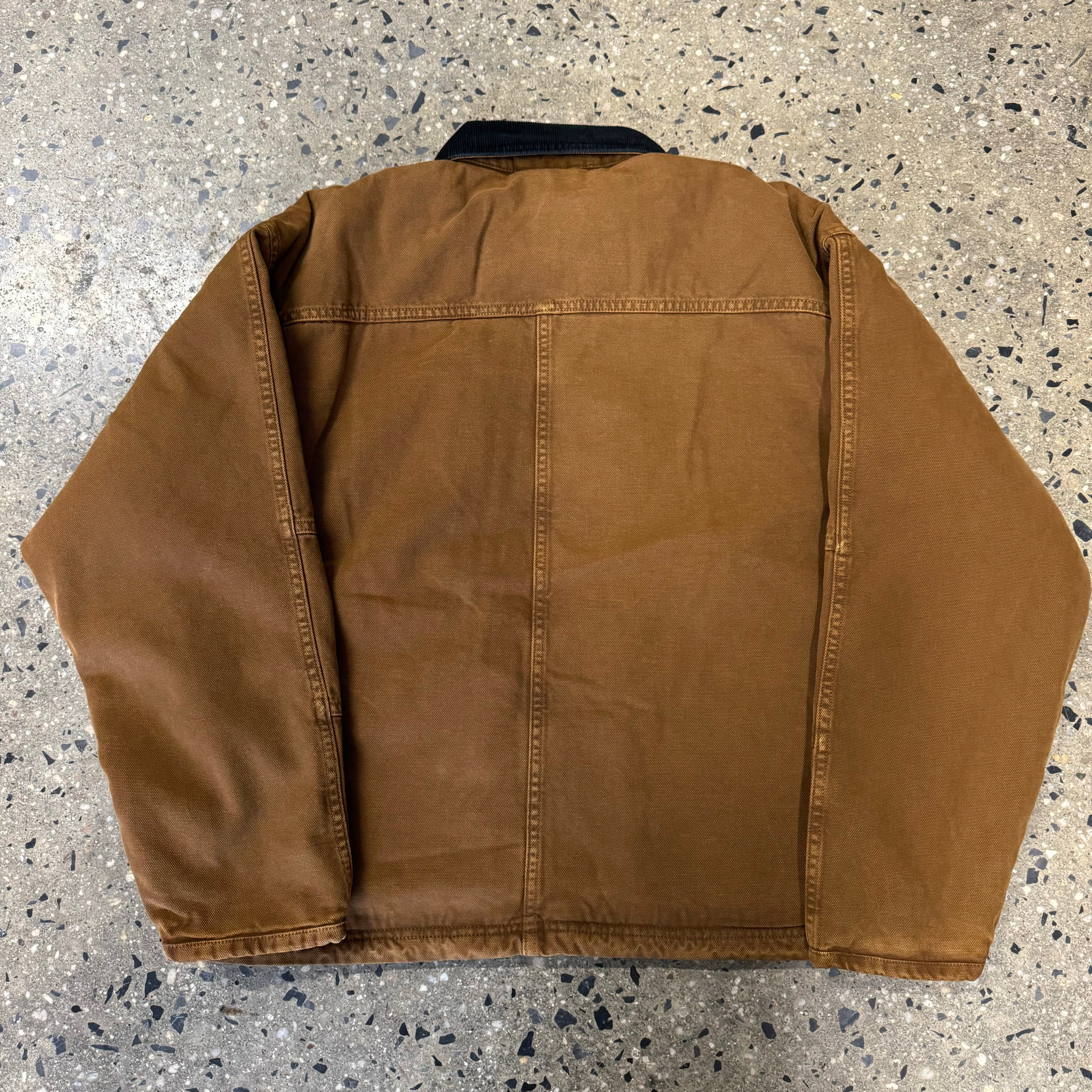 Stussy Washed Canvas Shop Jacket - Bronze - Labor Skateboard Shop