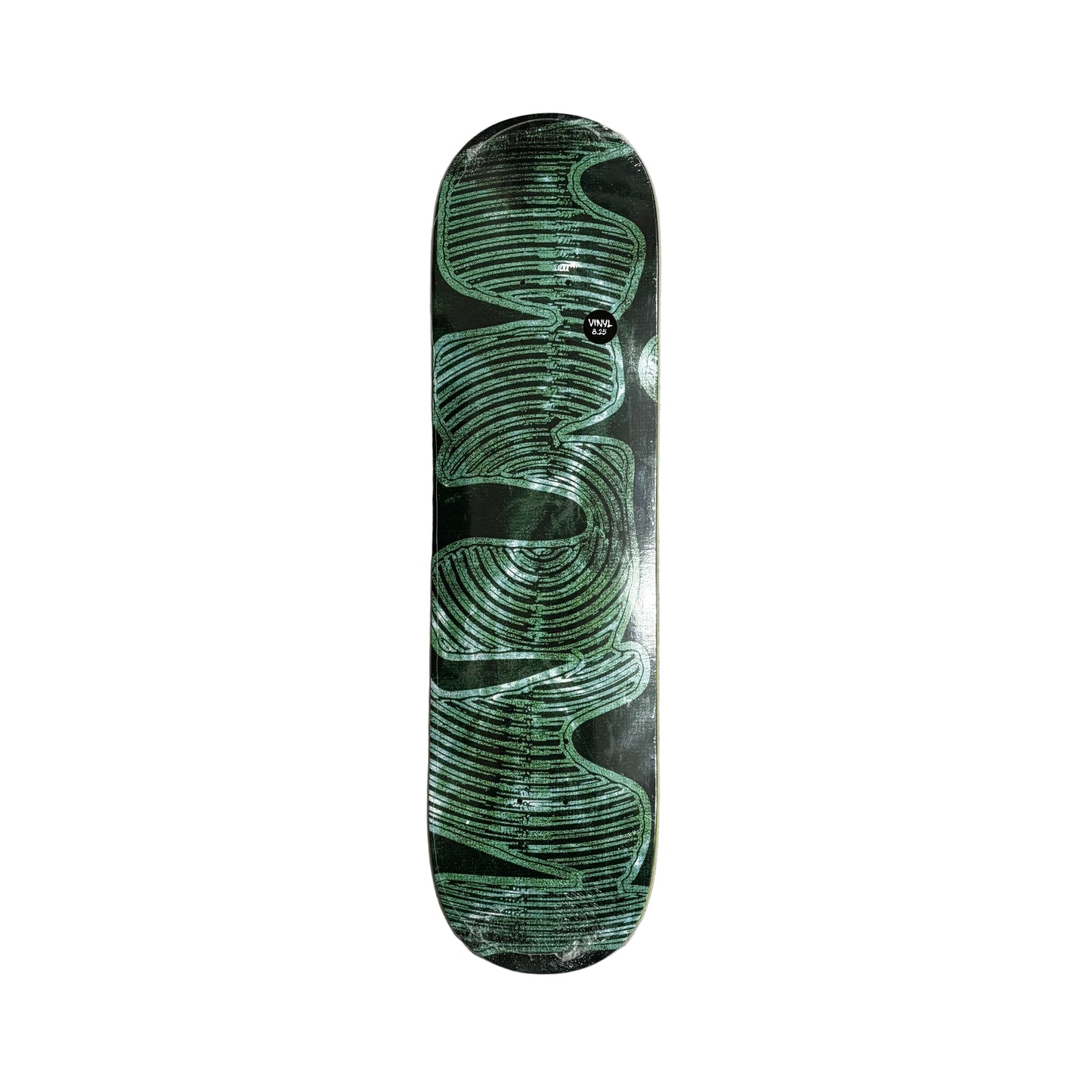 Vinyl Green Logo Team Skateboard Deck