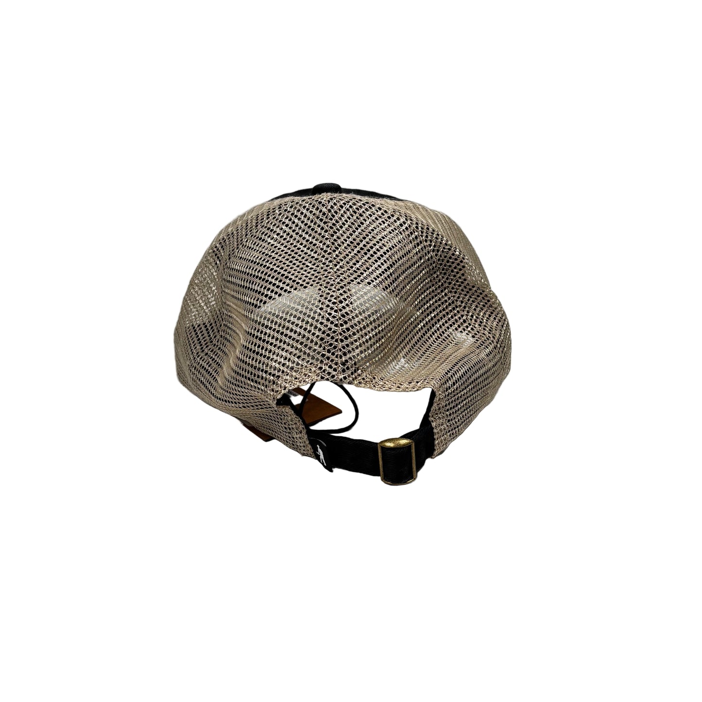 rear view of mesh cap on a white background