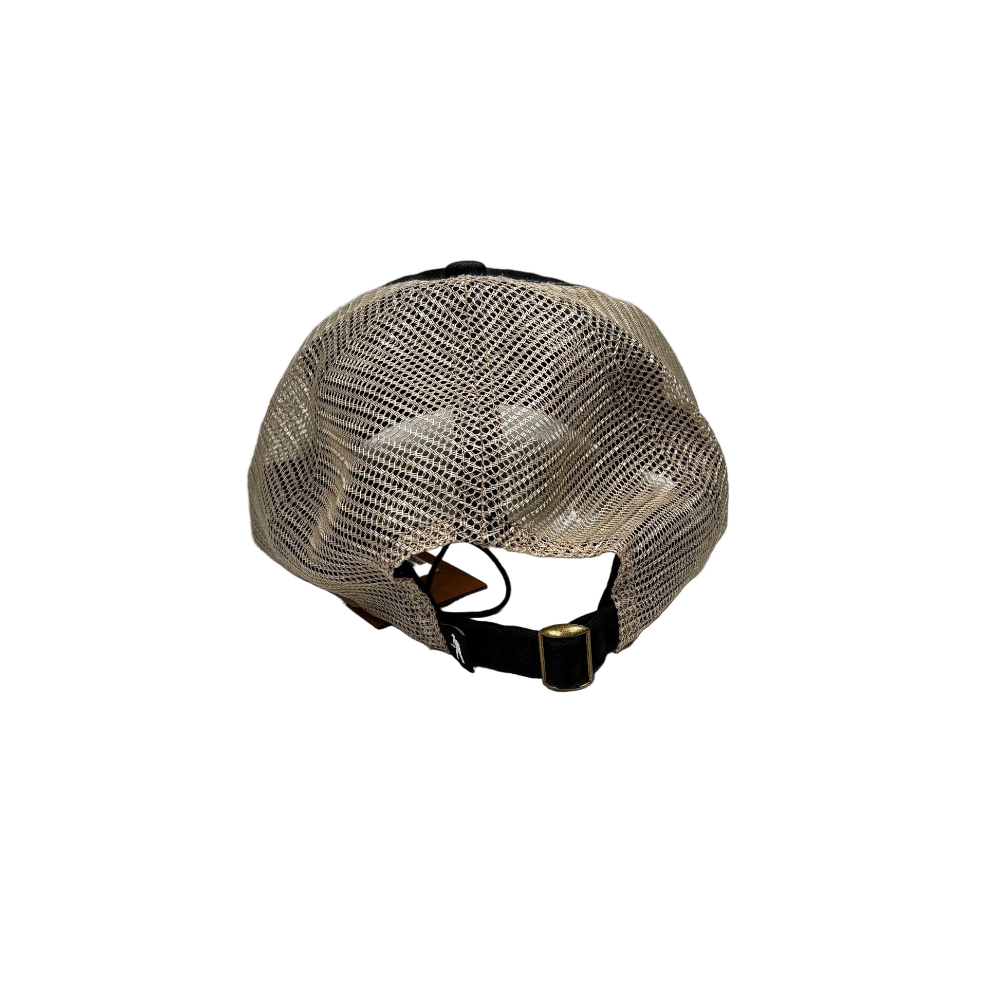 rear view of mesh cap on a white background