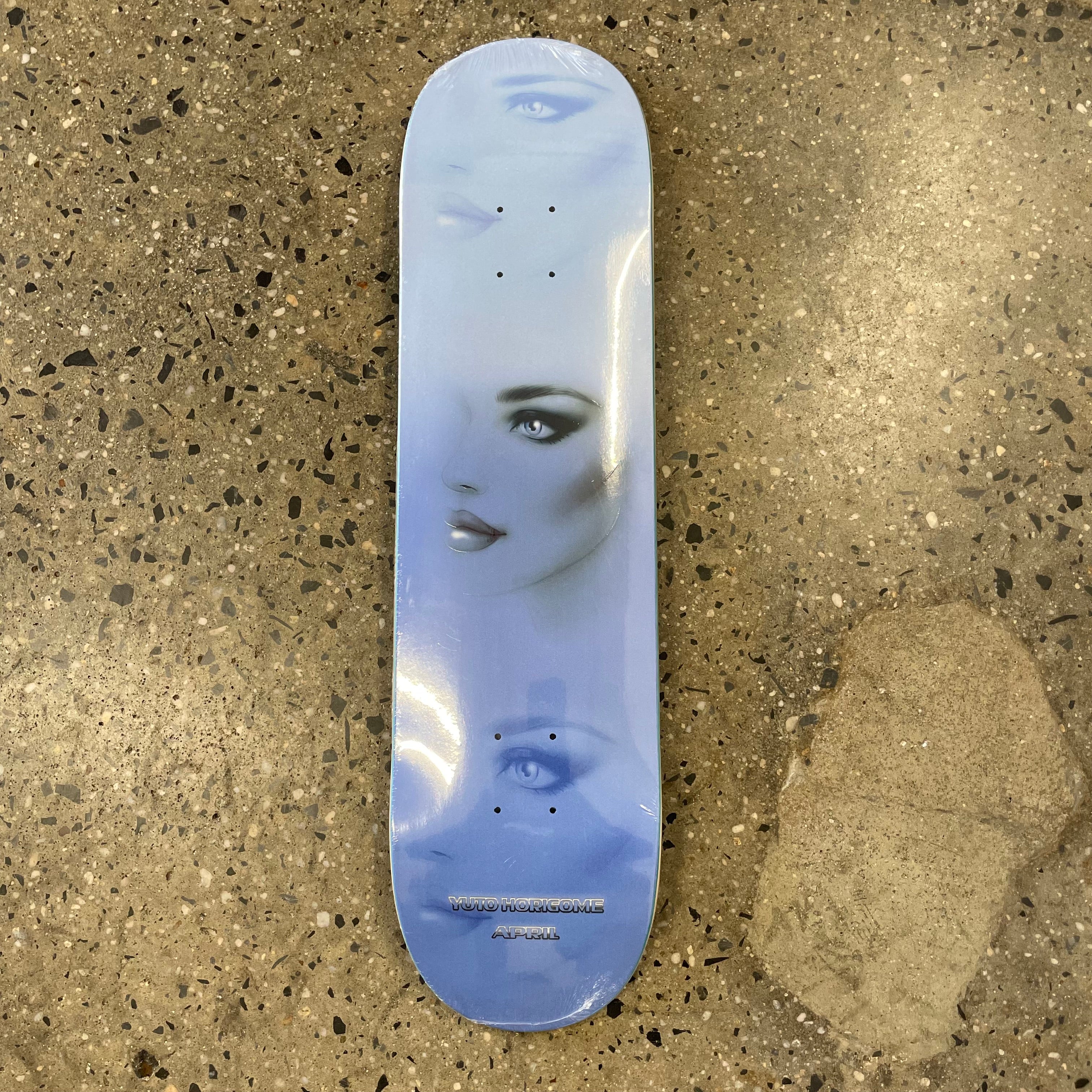 April Yuto Horigome Blue Skateboard Deck - Labor Skateboard Shop