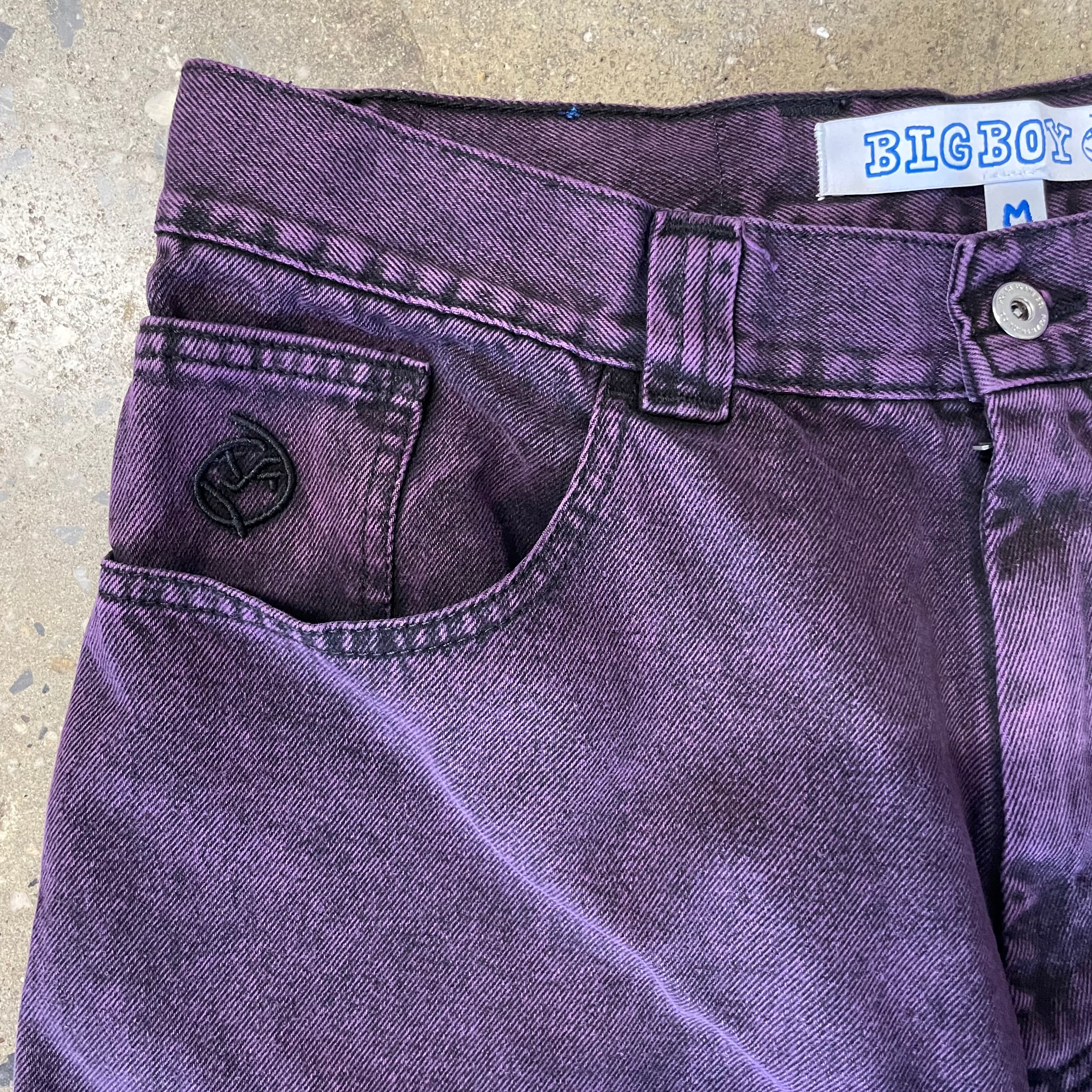 Polar Skate Co. Big Boy Jeans - Purple Black - Labor Skateboard Shop