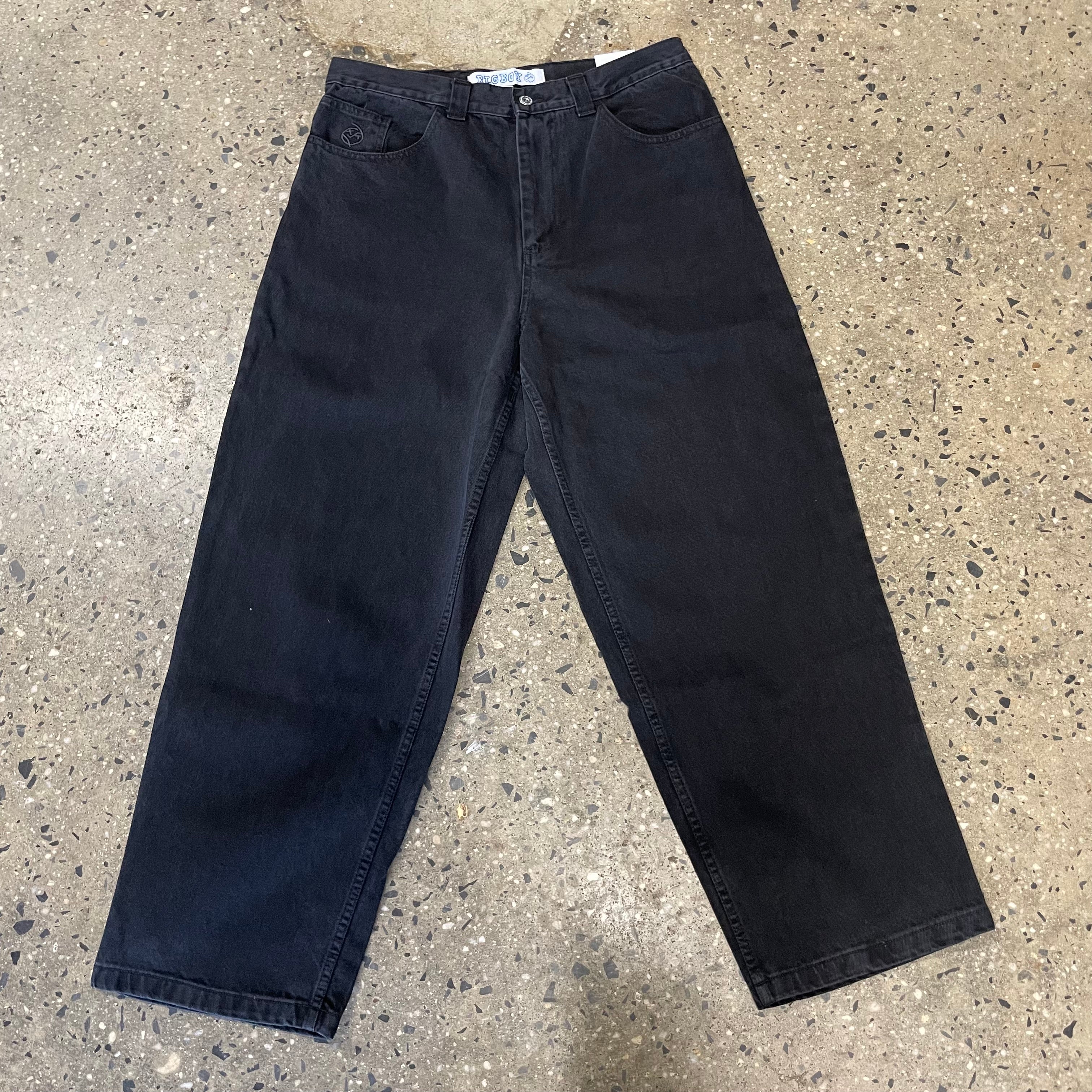 Polar Skate Co. Big Boy Jeans - Pitch Black - Labor Skateboard Shop