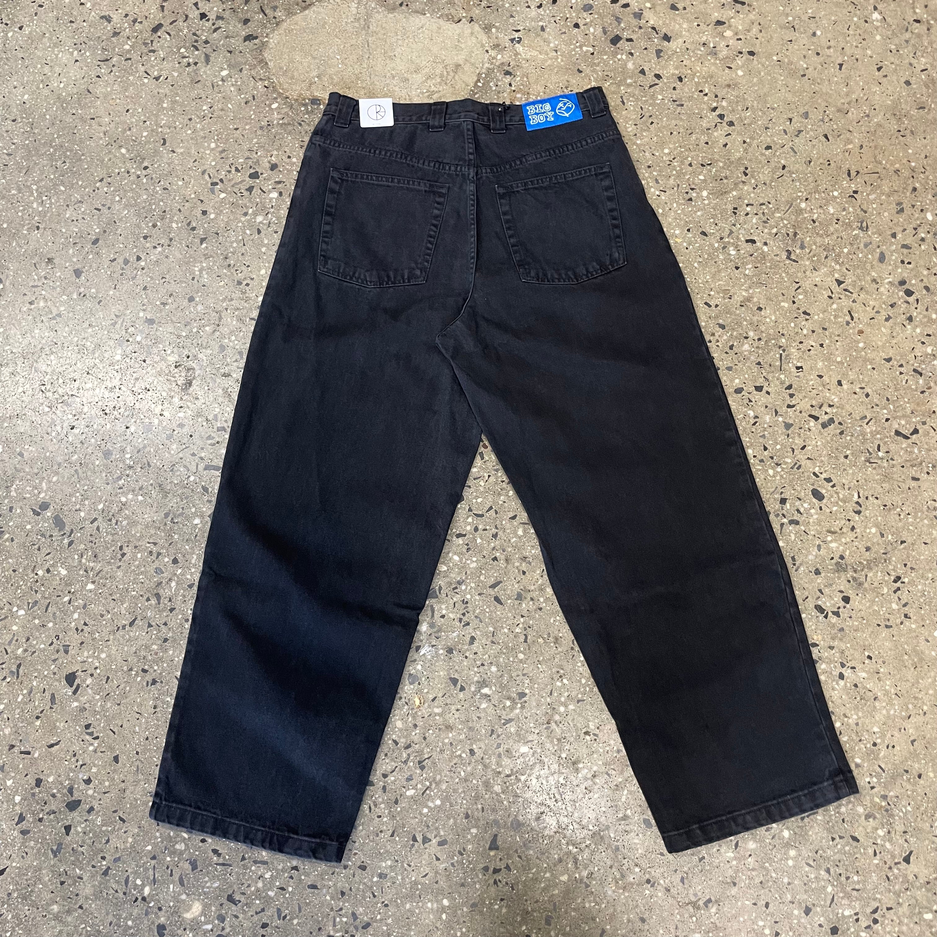 Polar Skate Co. Big Boy Jeans - Pitch Black - Labor Skateboard Shop