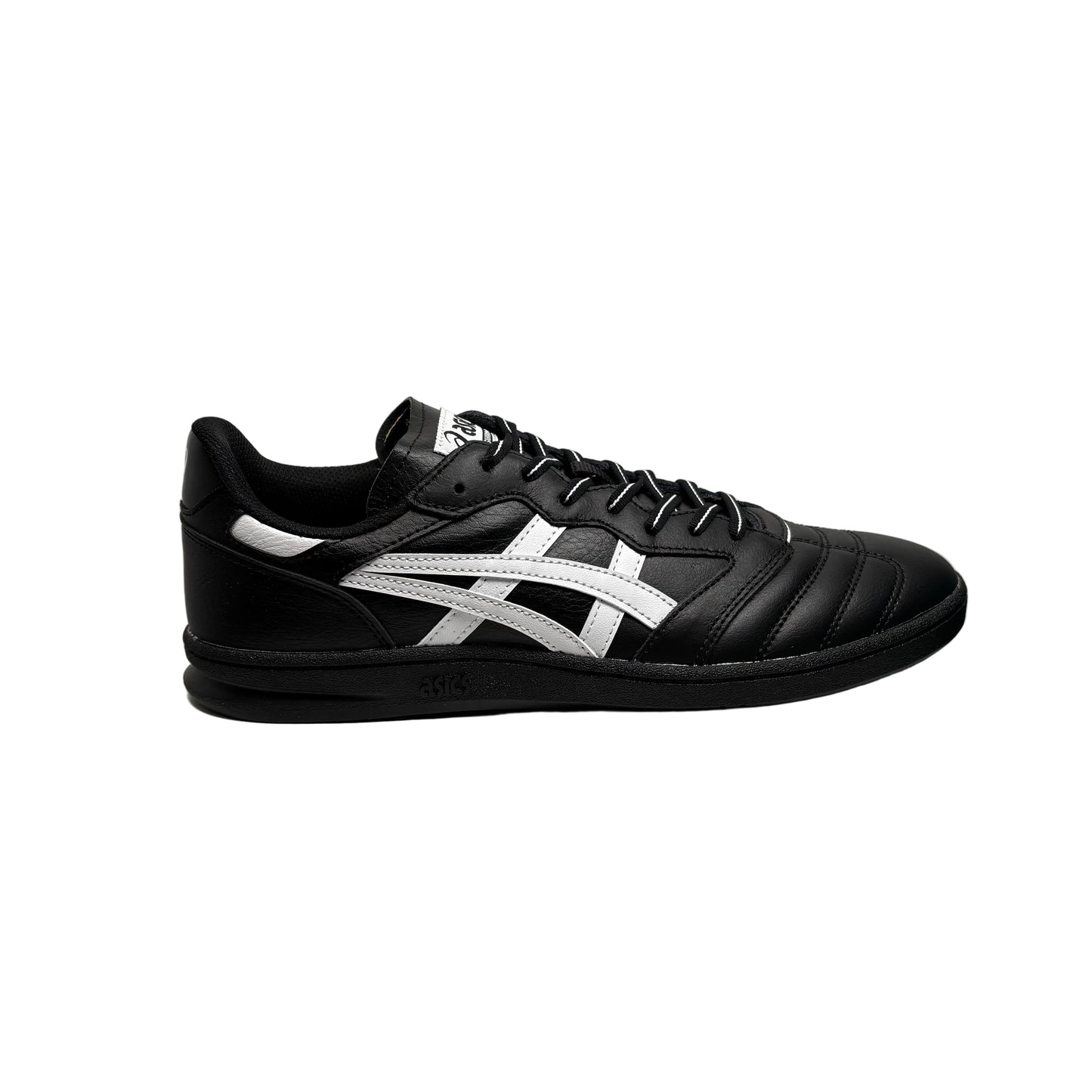 Black and white sneaker on a white background