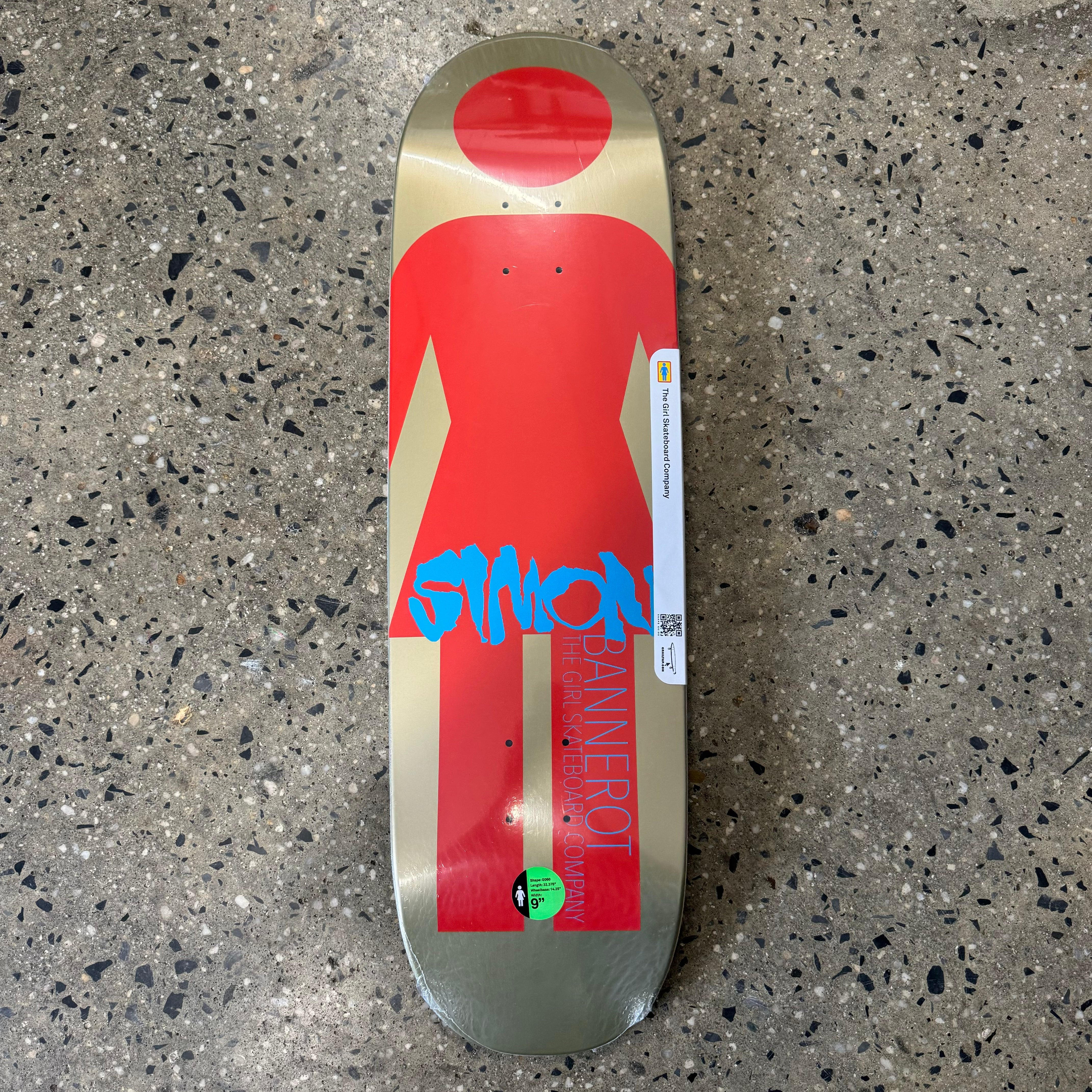 Girl Simon Bannerot Giant OG Skateboard Deck - Labor Skateboard Shop