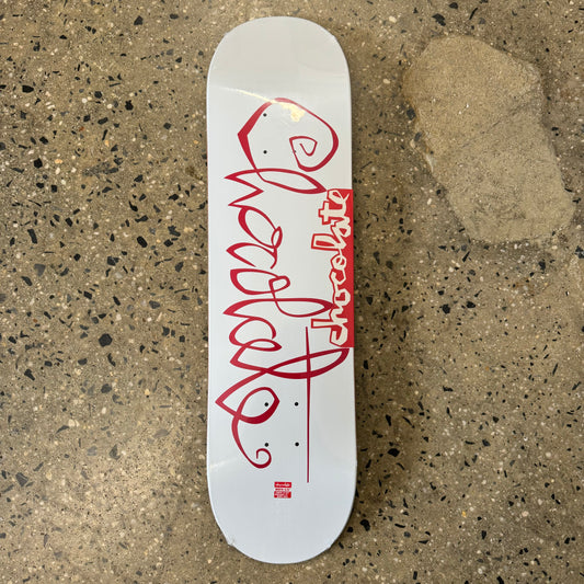 Chocolate Jordan Trahan OG Script Skateboard Deck