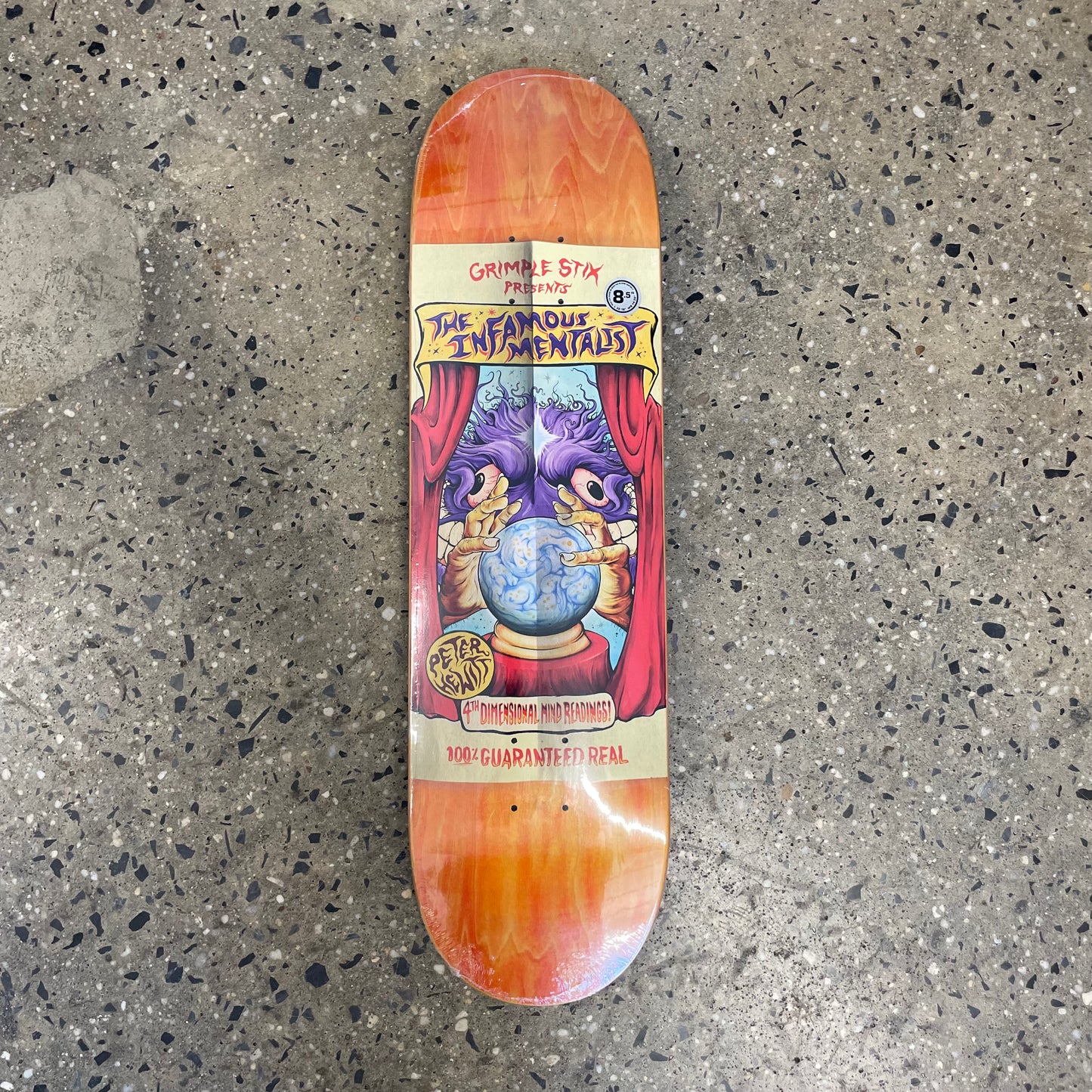 Antihero Peter Hewitt Grimple Sideshow Skateboard Deck