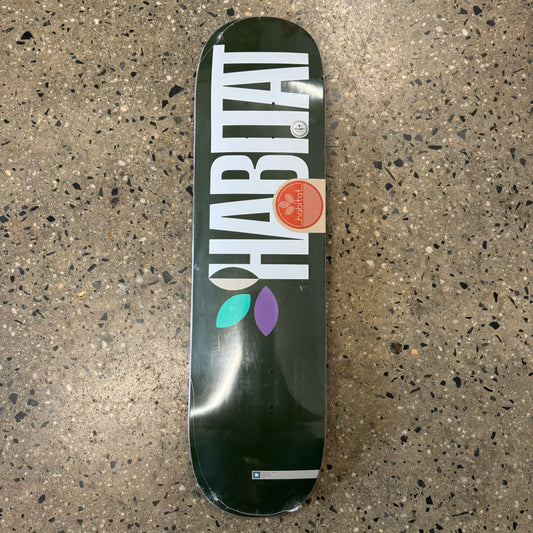 Habitat Apex Bold Twin Tail Skateboard Deck - Green