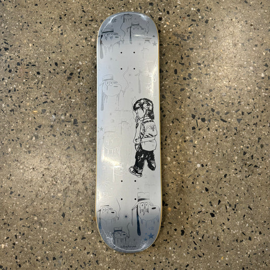 Fucking Awesome Jason Dill Ratkid Skateboard Deck - Silver