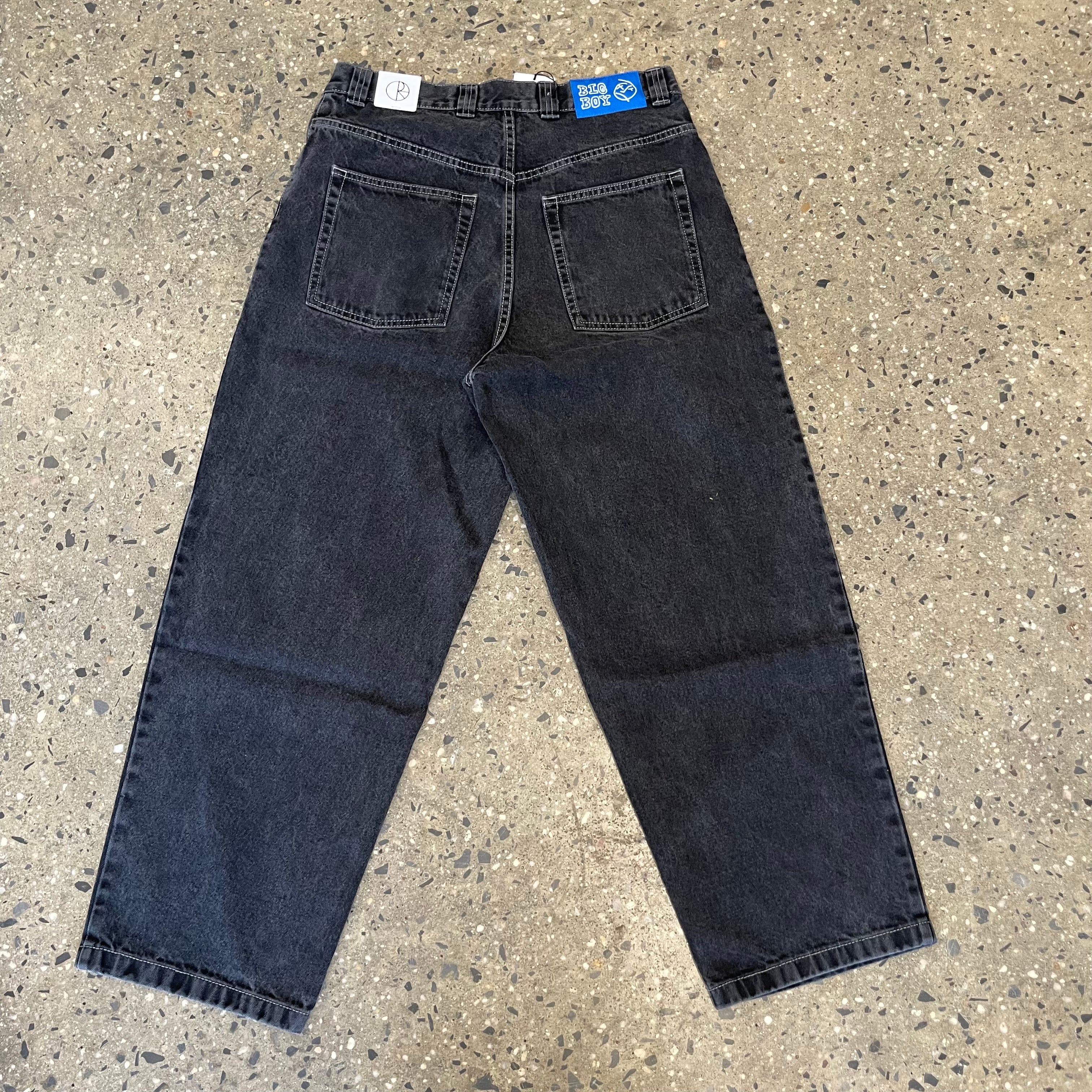 Polar Skate Co. Big Boy Jeans - Silver Black - Labor Skateboard Shop