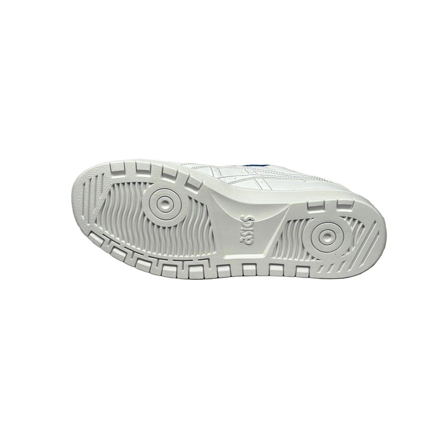 White sneaker sole on a white surface