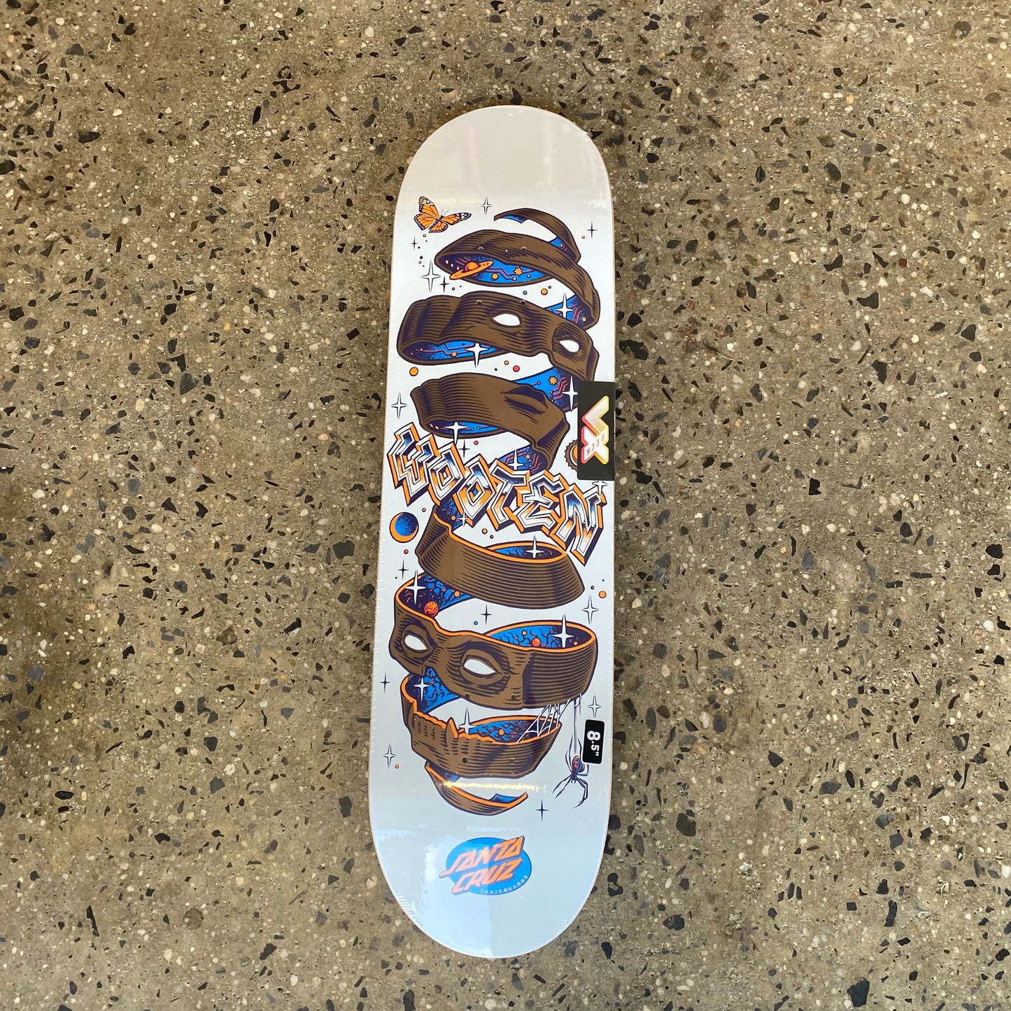 Santa Cruz Jake Wooten Unwound VX Skateboard Deck