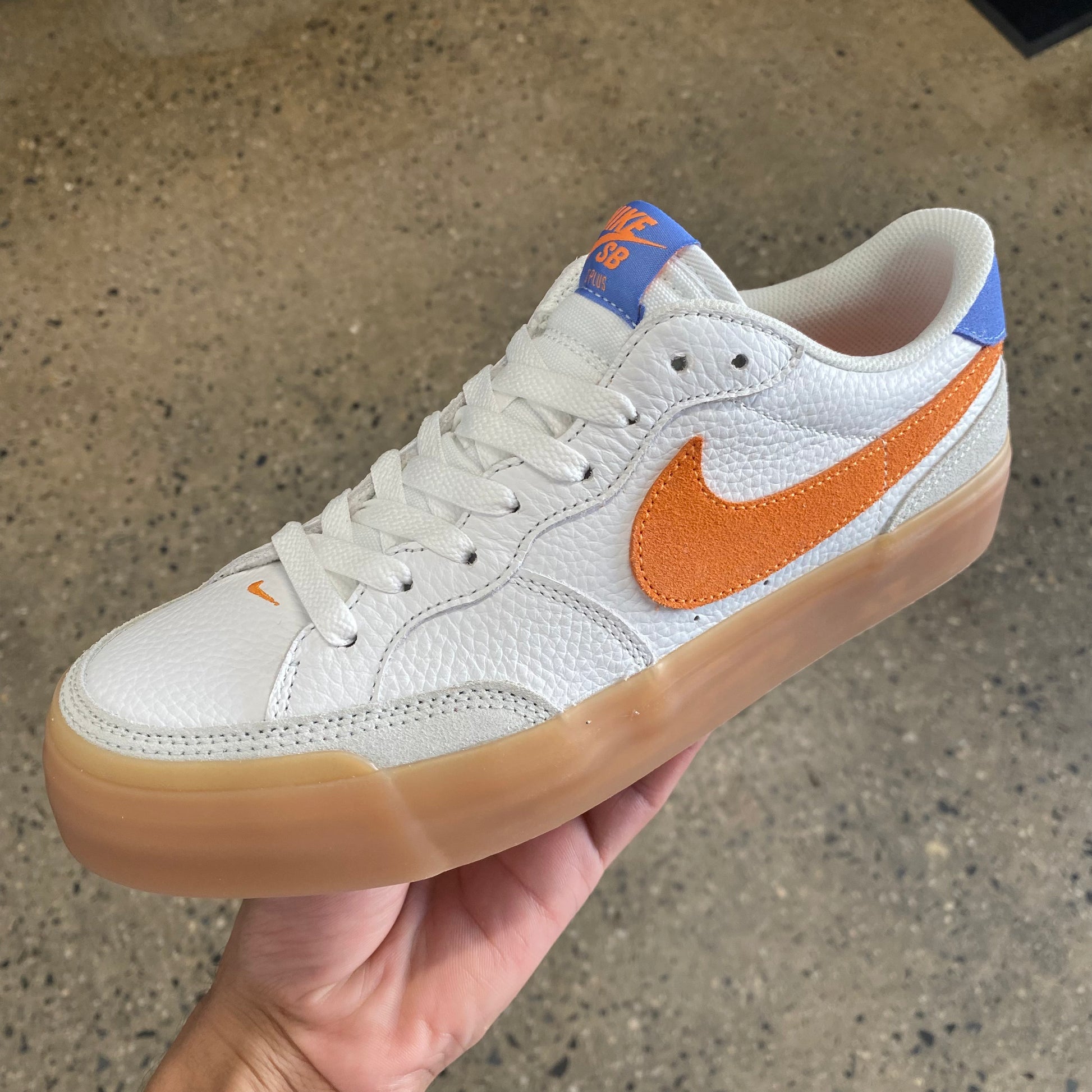 Nike SB Zoom Pogo Plus Premium Summit White Bright Mandarin