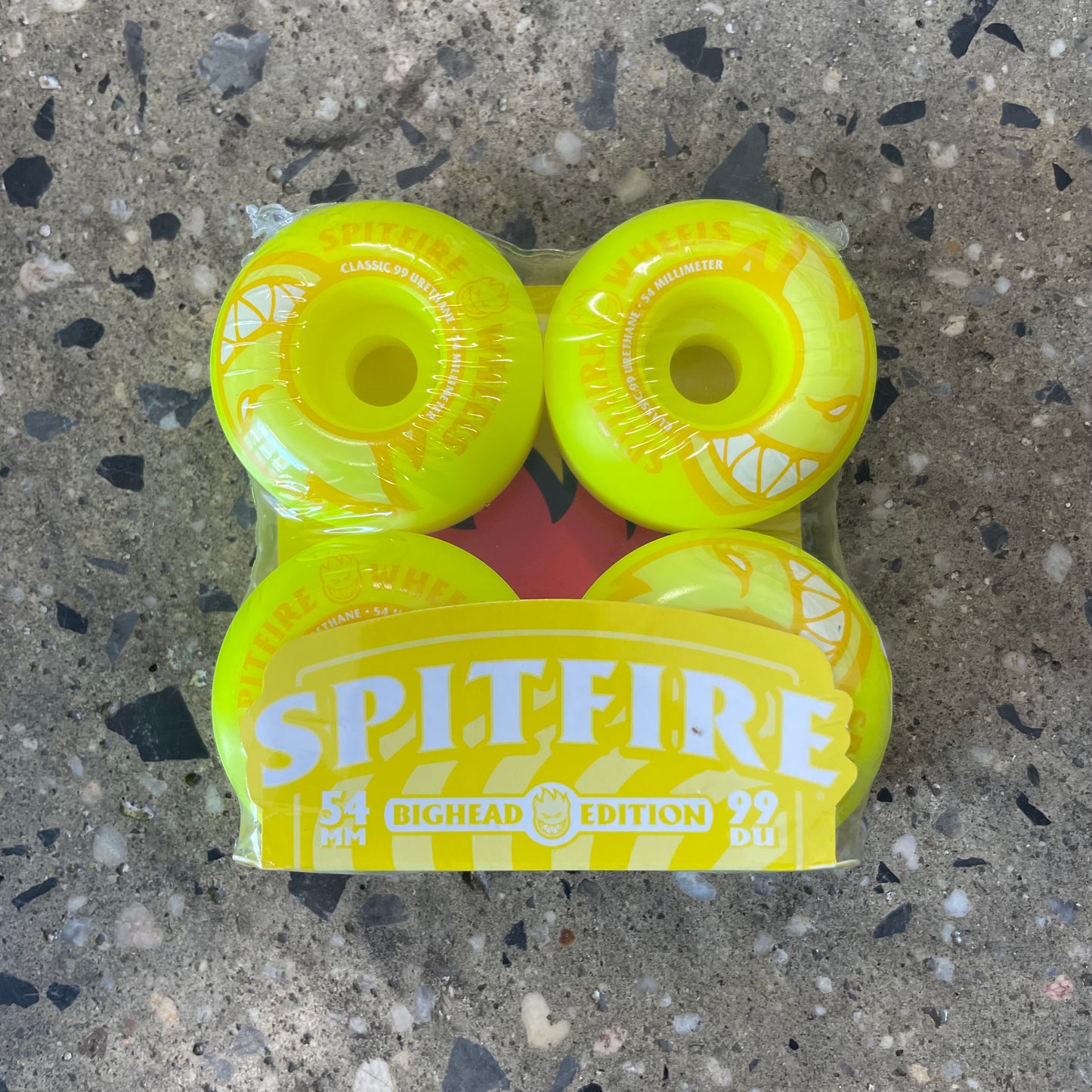 Spitfire Neon Bighead Wheels 99A - Yellow