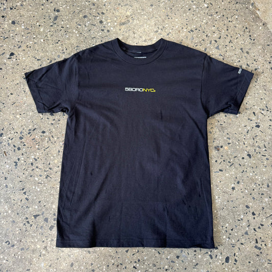 5boro EST. 1996 T-Shirt - Black/Yellow