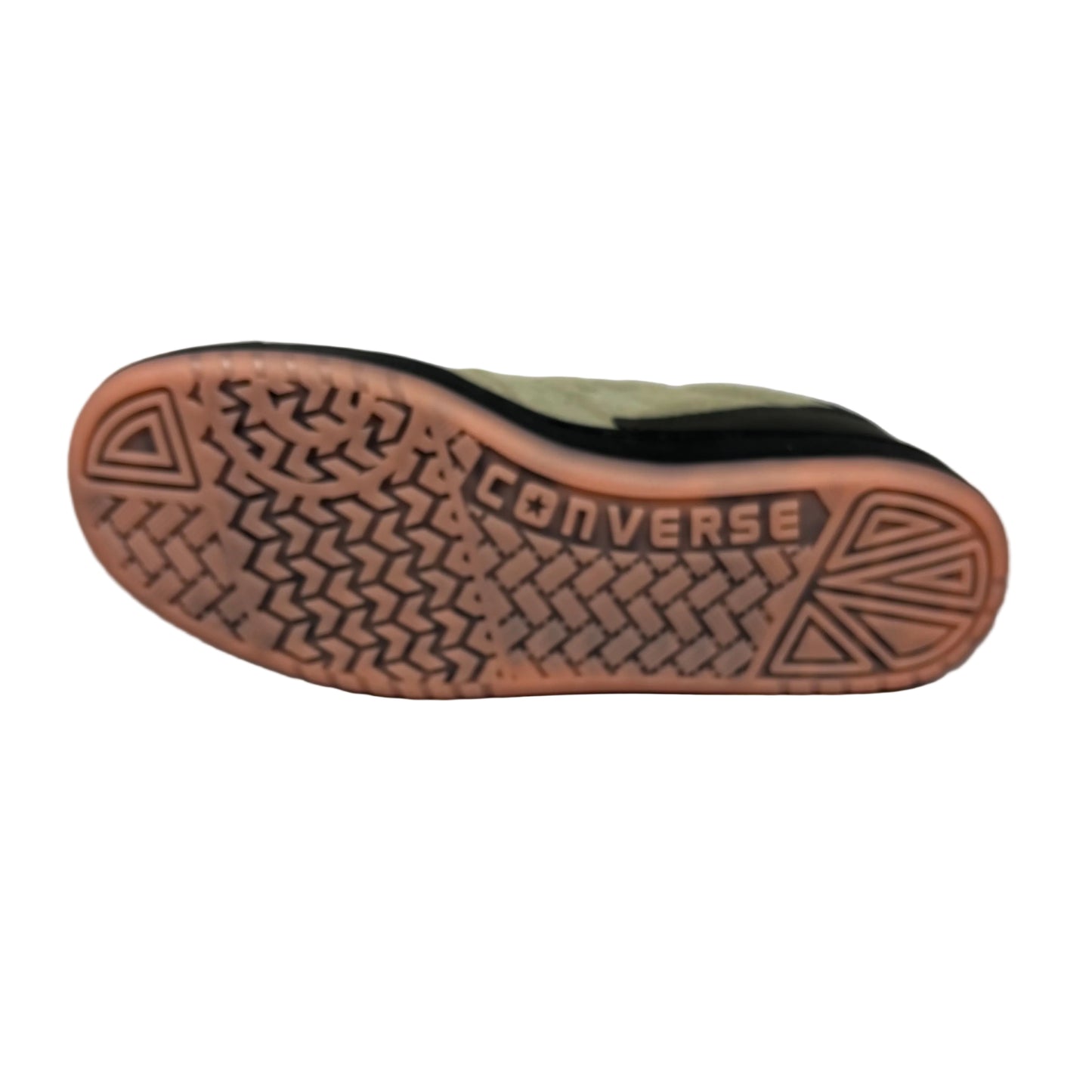 Converse shoe sole on a textured gray background