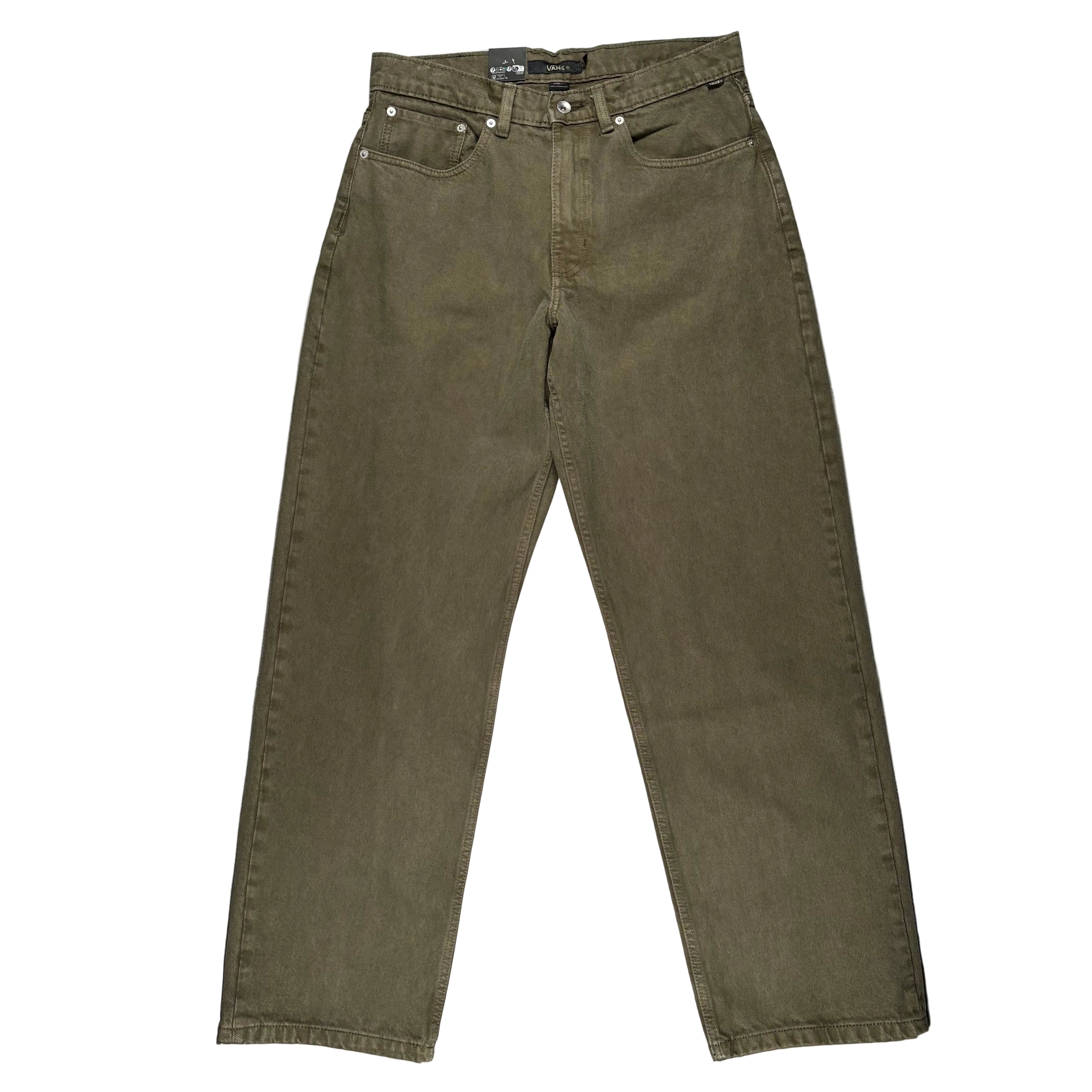 SUEDE LIKE STADIUM JAMPER　PANTS/34サイズ Vans Check-5 Loose Denim Pants - Mossy Olive – Labor Skateboard Shop