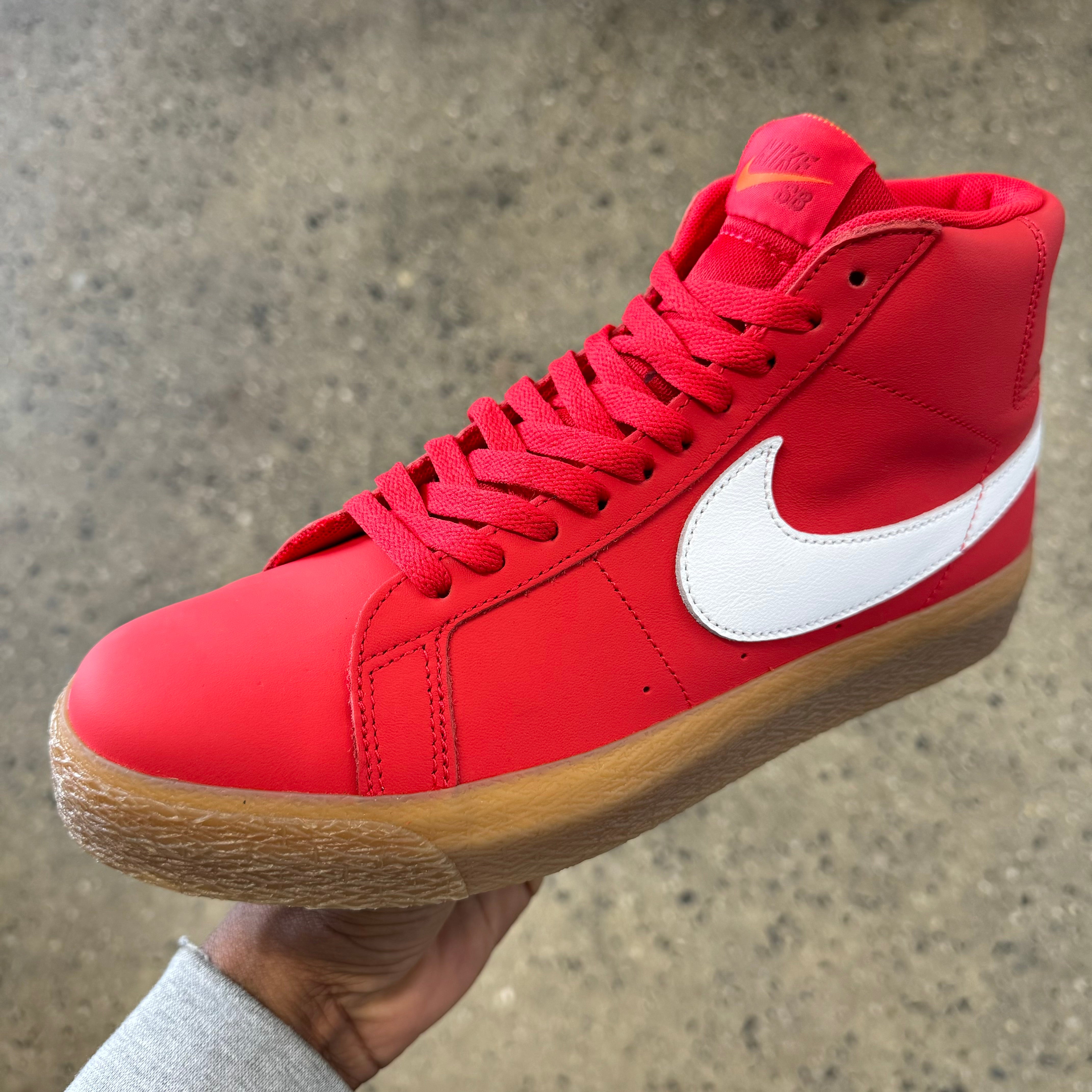 Shops nike sb zoom blazer mid red