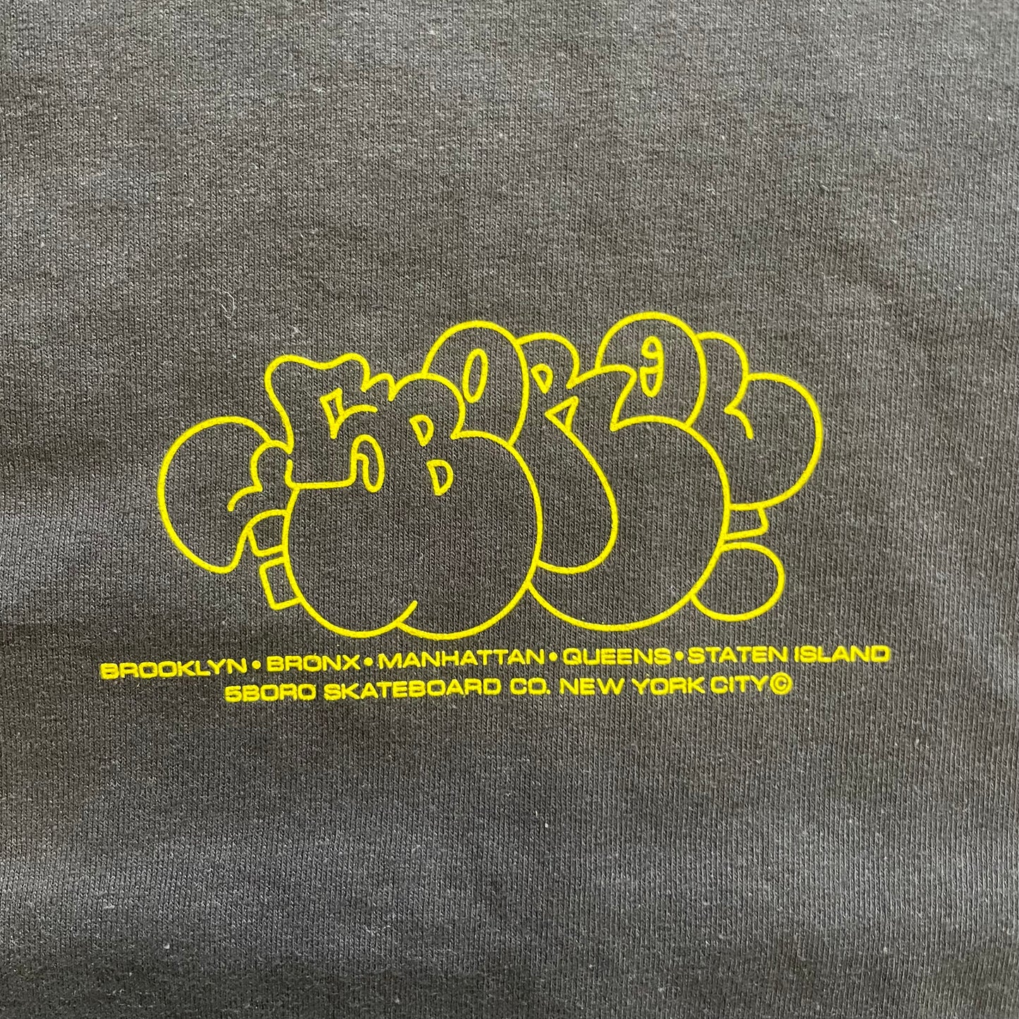 5boro SP-One Bubble T-Shirt - Black/Yellow