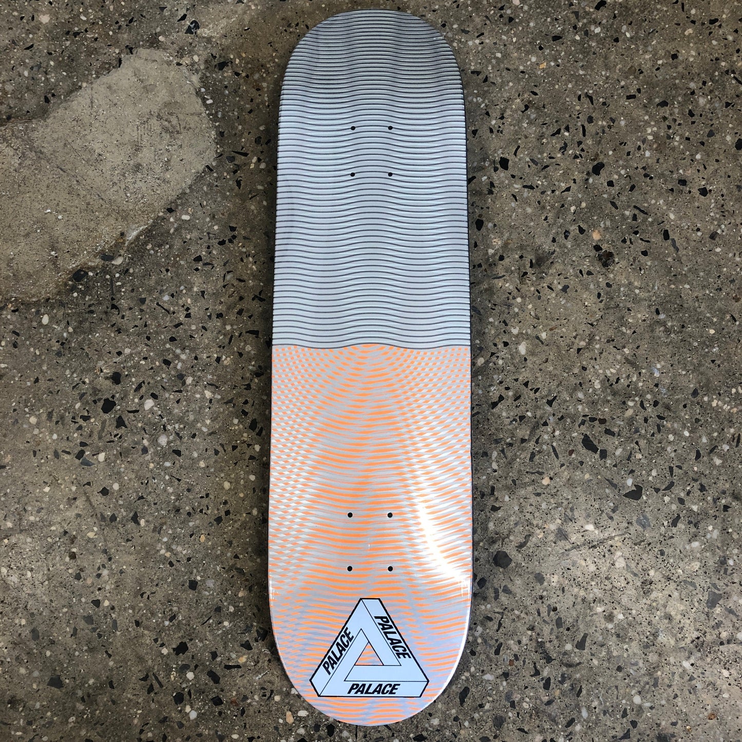 Palace Trippy Skateboard Deck - Silver