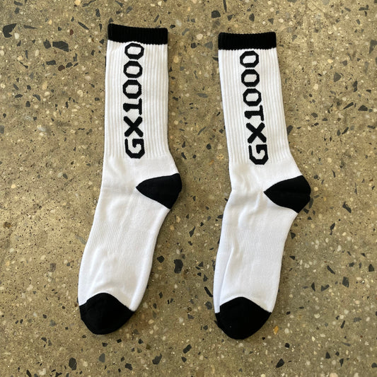 GX1000 OG Logo Socks - White/Black