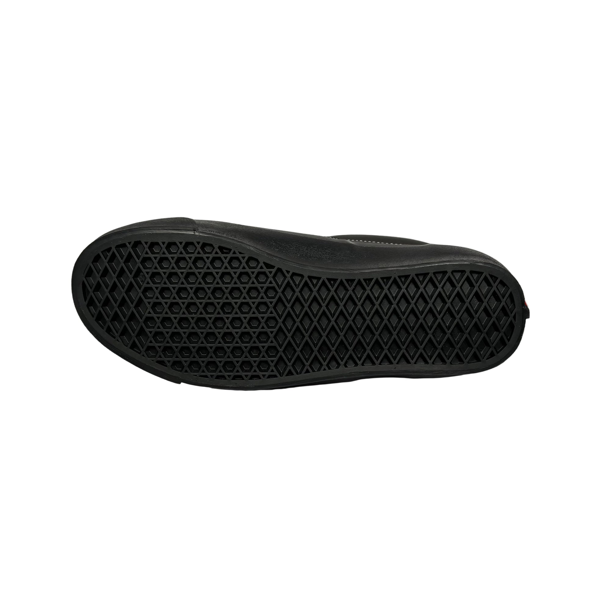 Black sneaker sole on a White surface