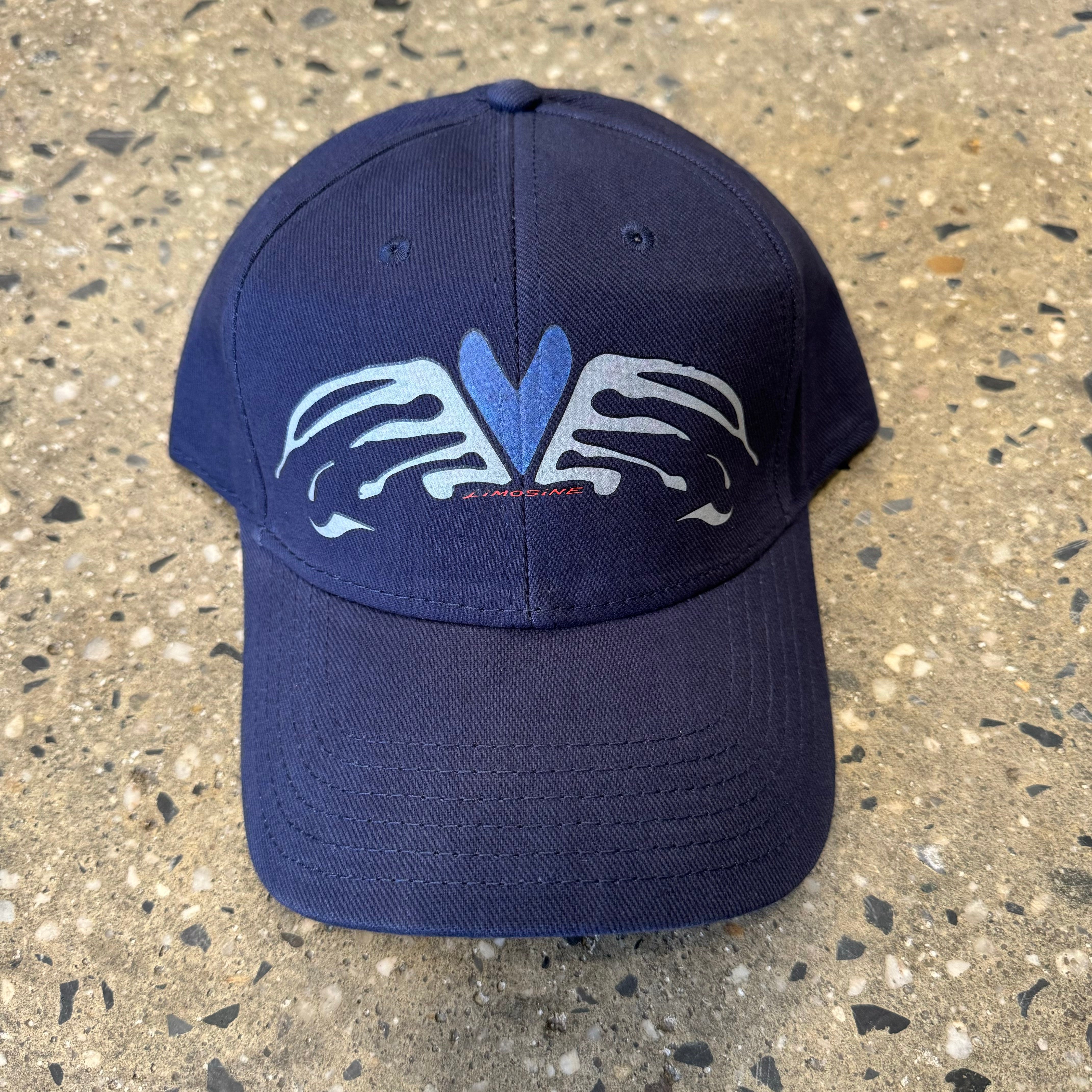 Limosine Heart Wings Hat - Navy - Labor Skateboard Shop