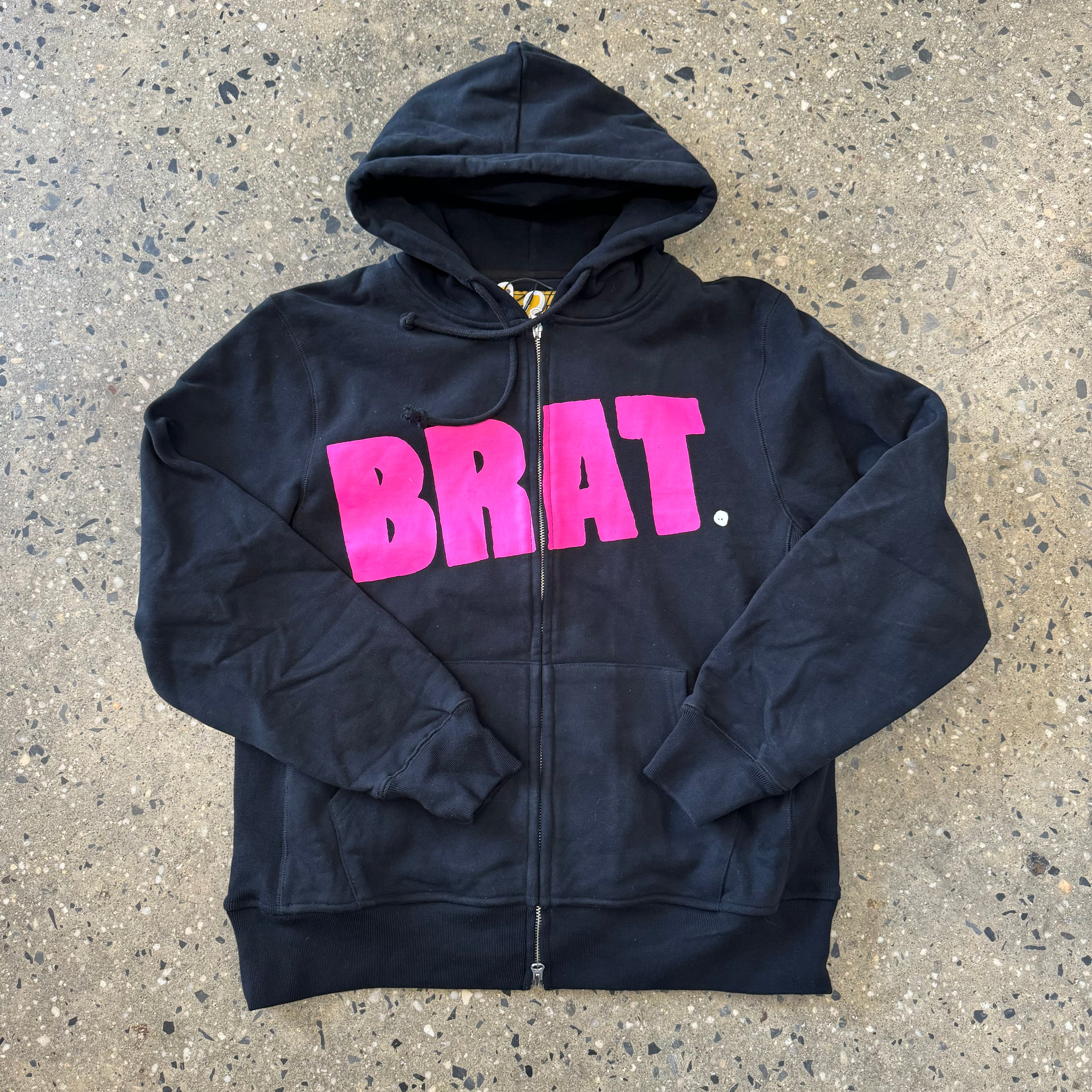 Carpet Brat Hoodie Black Labor Skateboard Shop