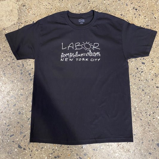 Labor Sketchline T-Shirt - Black