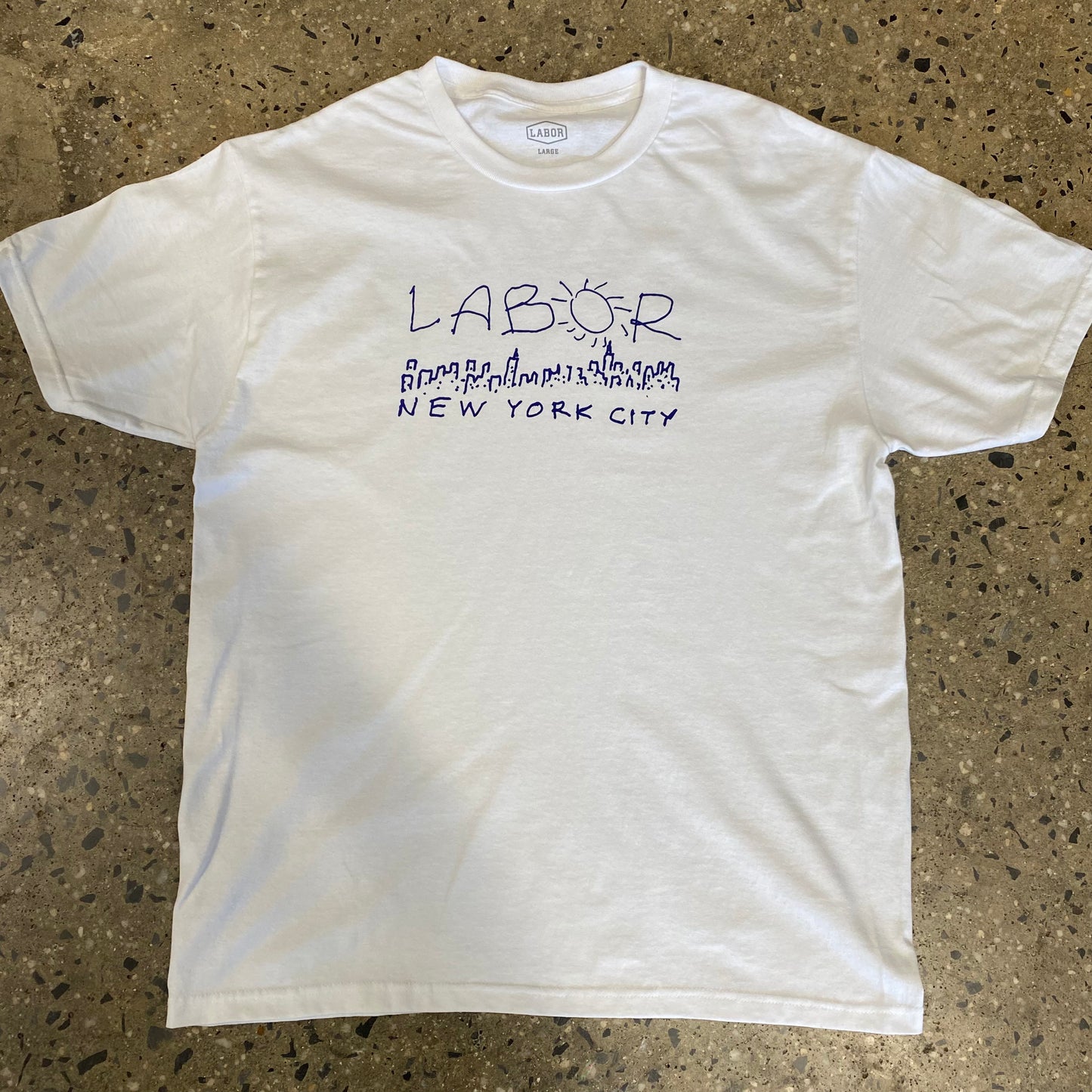 Labor Sketchline T-Shirt - White