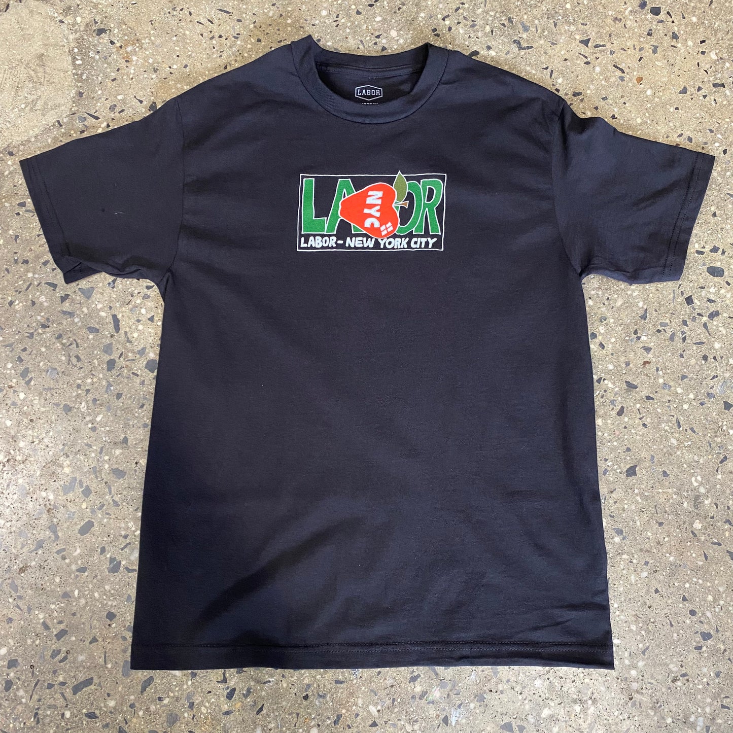 Labor Apple Tip T-Shirt - Black