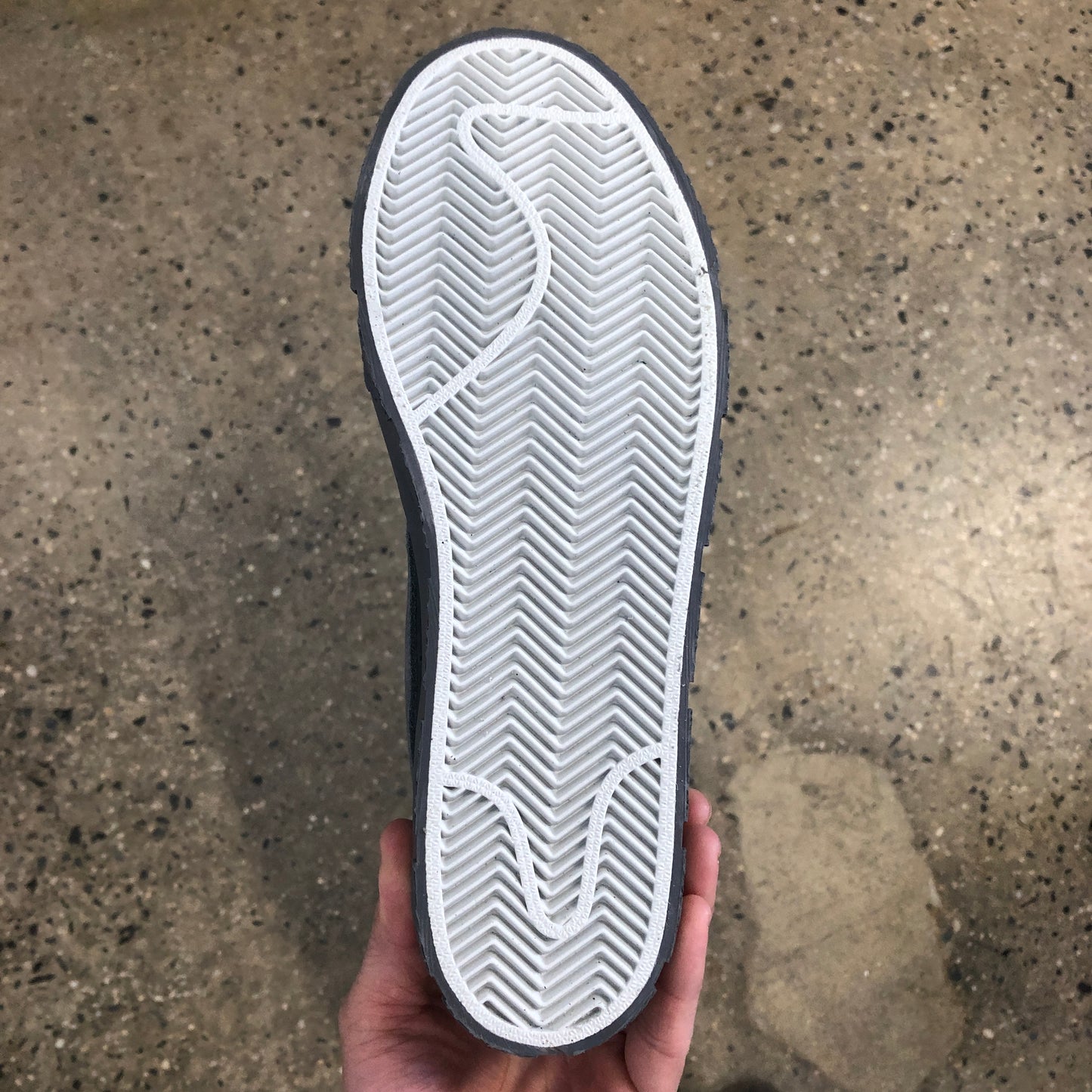 photo of the white sole of the shoe